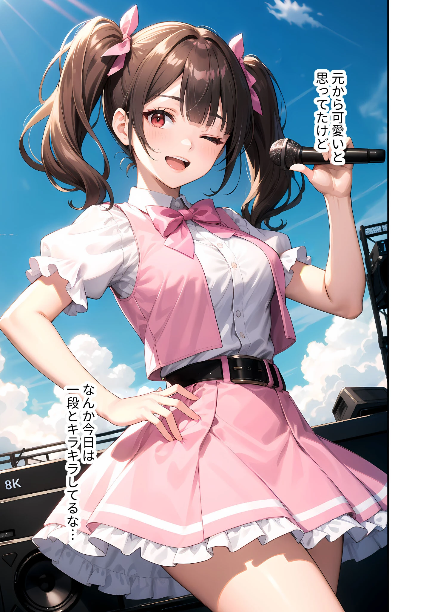 陰キャの僕、透視の力を手に入れる。第二十話 〜同級生アイドルのえっちな腰へこダンス〜 モザイク版ページ7