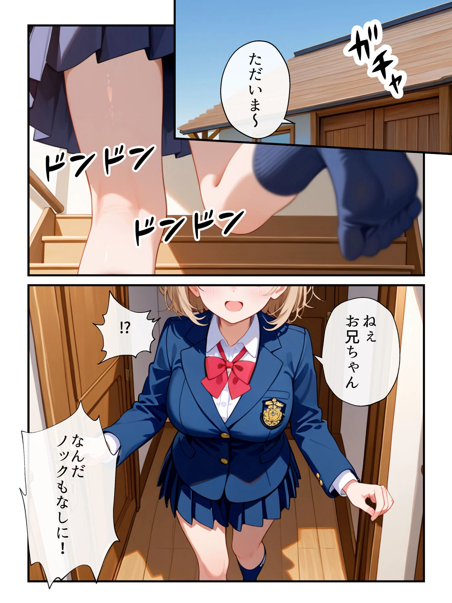 処女の義妹はえっちを教えてほしい モザイク版ページ3