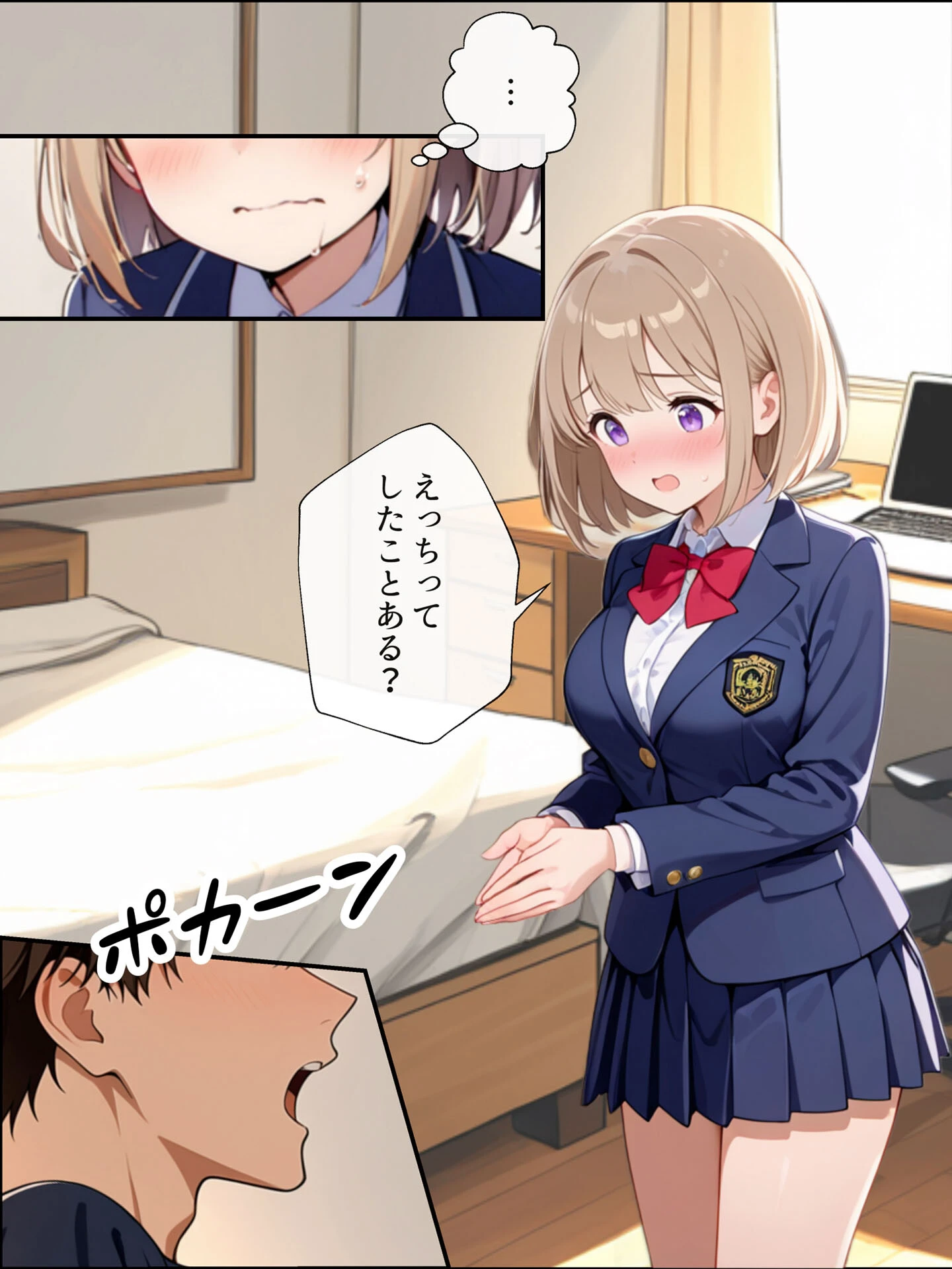 処女の義妹はえっちを教えてほしい モザイク版ページ4