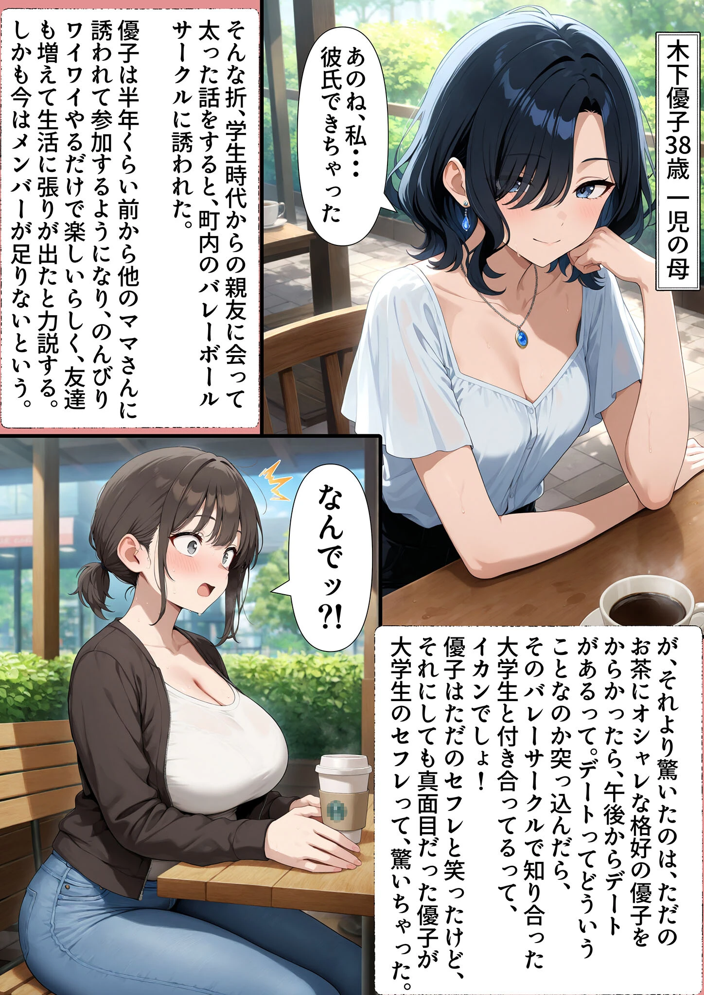 人妻の風景 ママさんバレーでみなみイキますッ!(1) モザイク版ページ8