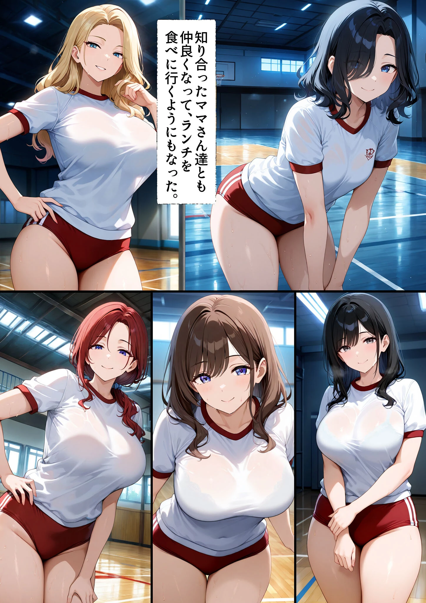 人妻の風景 ママさんバレーでみなみイキますッ!(1) モザイク版ページ10
