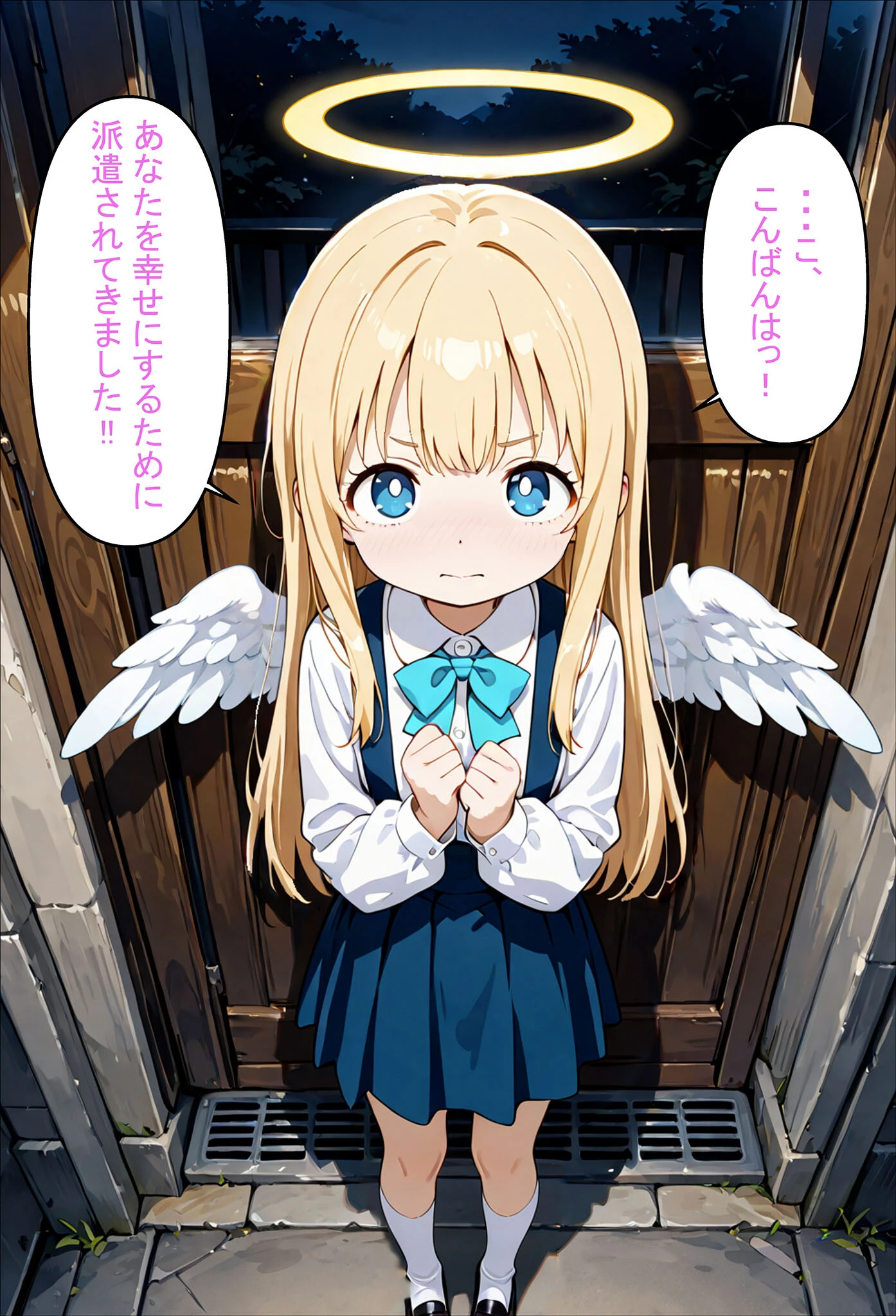 人々を幸せにするために来た無垢な見習い天使にHなお願いをしてみた話〜これも使命のため…!〜 モザイク版ページ6