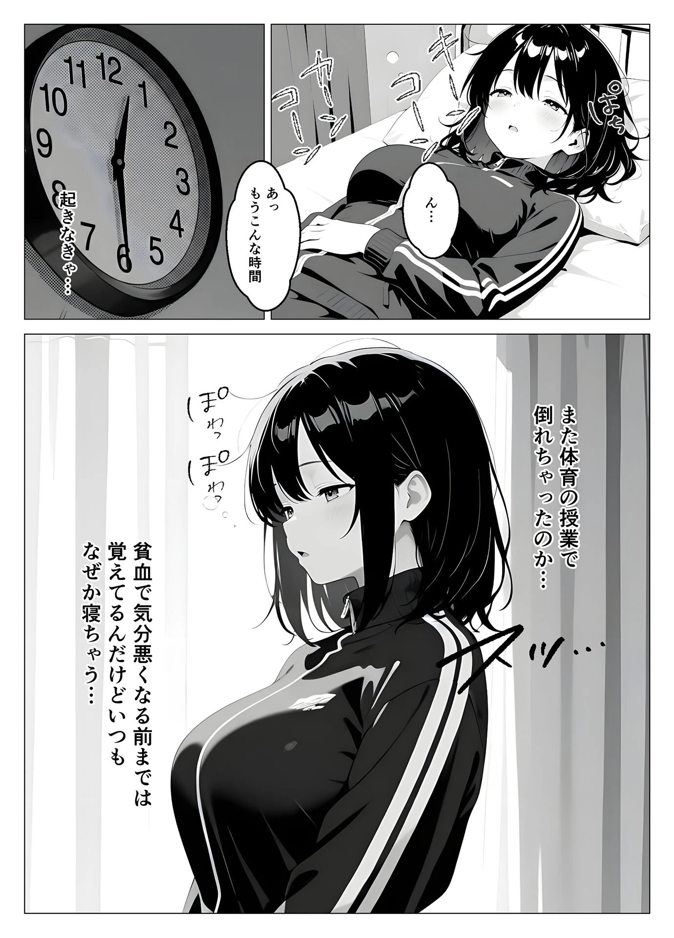 保健室常連の●●●●を寝ている間に犯●まくる話 モザイク版ページ4