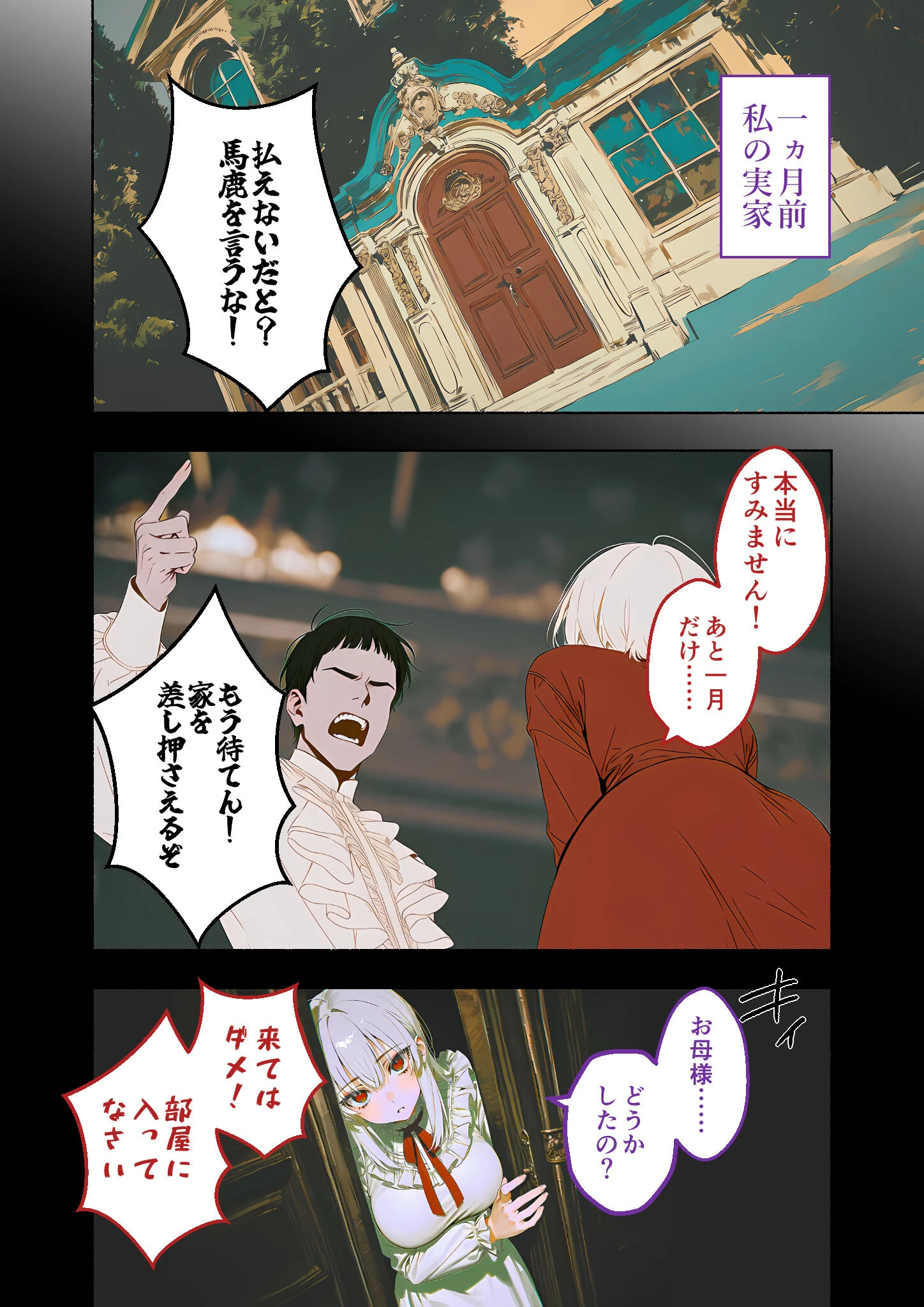 メイド堕ち令嬢開発録02 〜白き矜持が赤く穢れる初夜〜ページ4