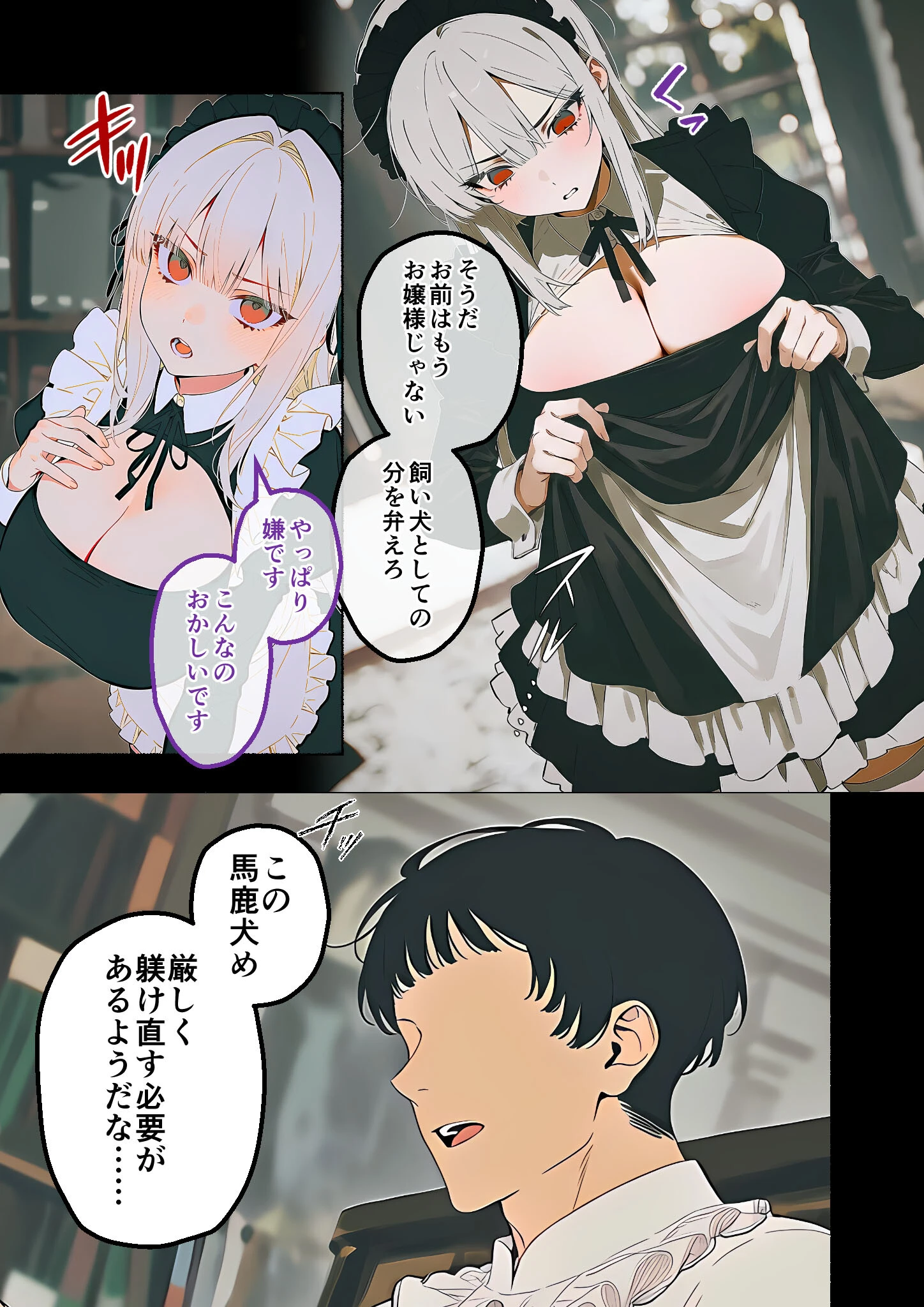 メイド堕ち令嬢開発録02 〜白き矜持が赤く穢れる初夜〜ページ11