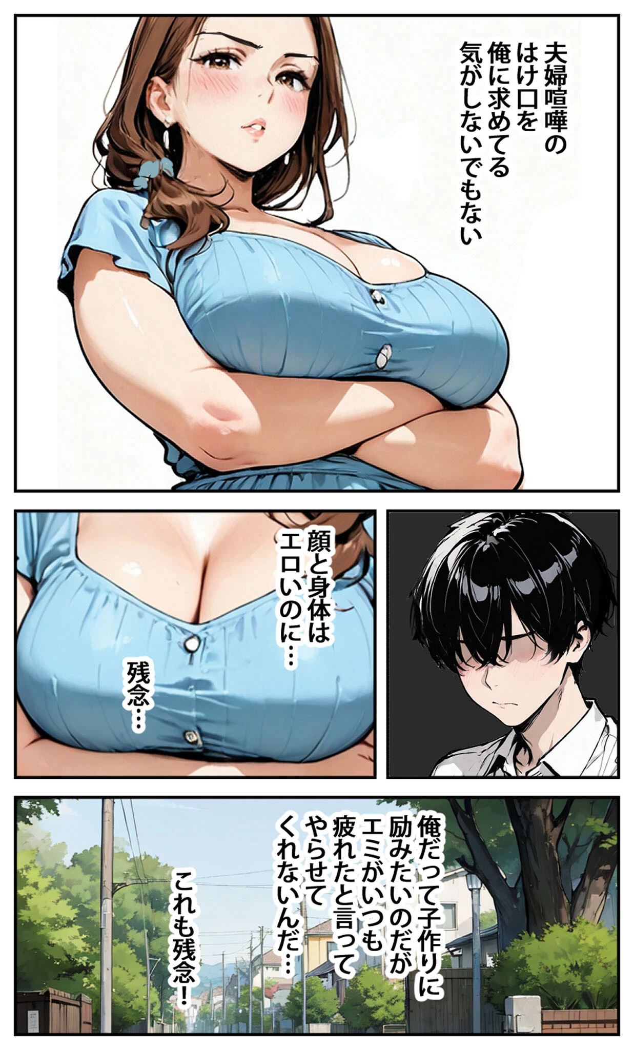 デ●ヘル呼んだら義母が来た モザイク版ページ5