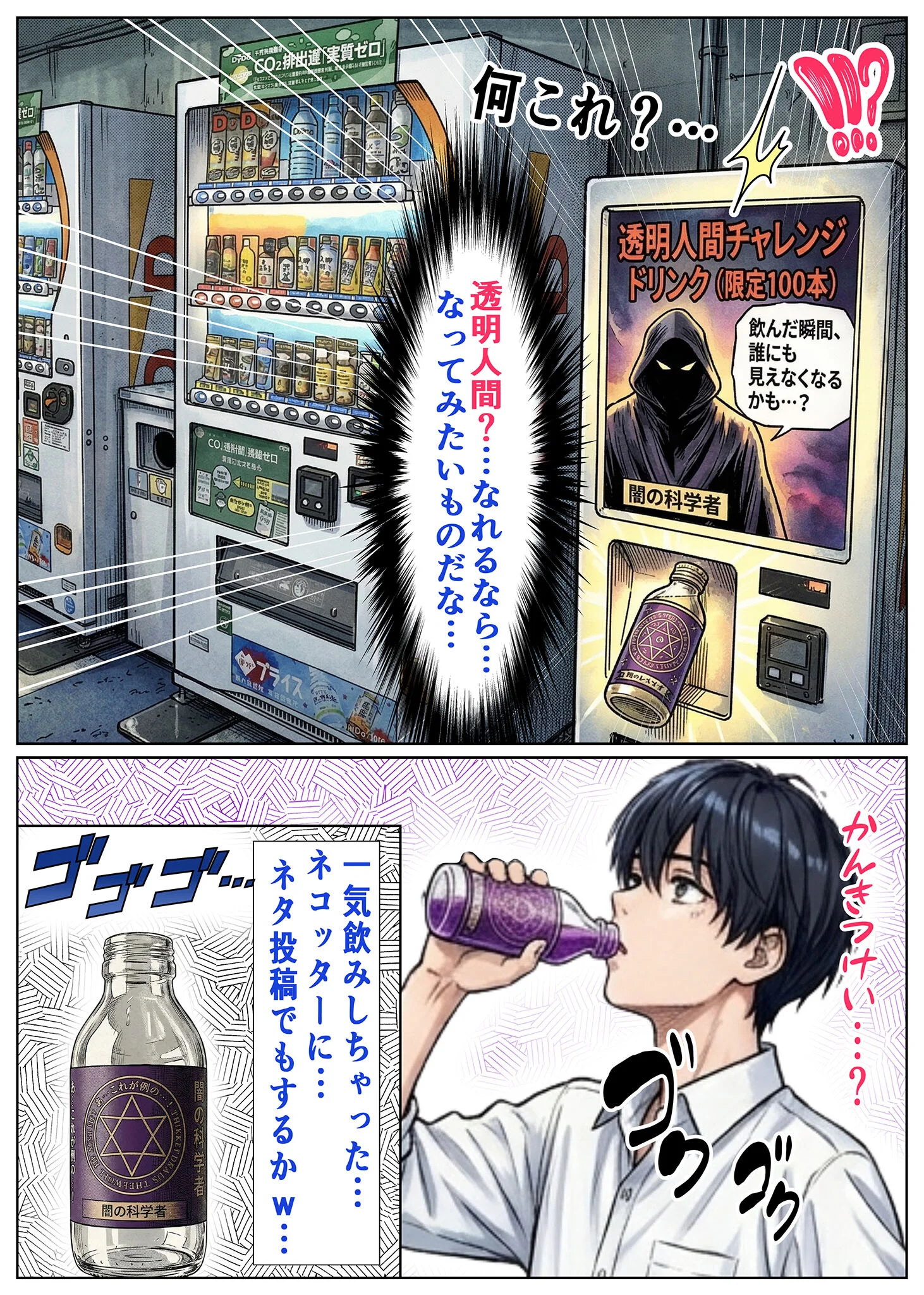 透明人間ドリンク モザイク版ページ6