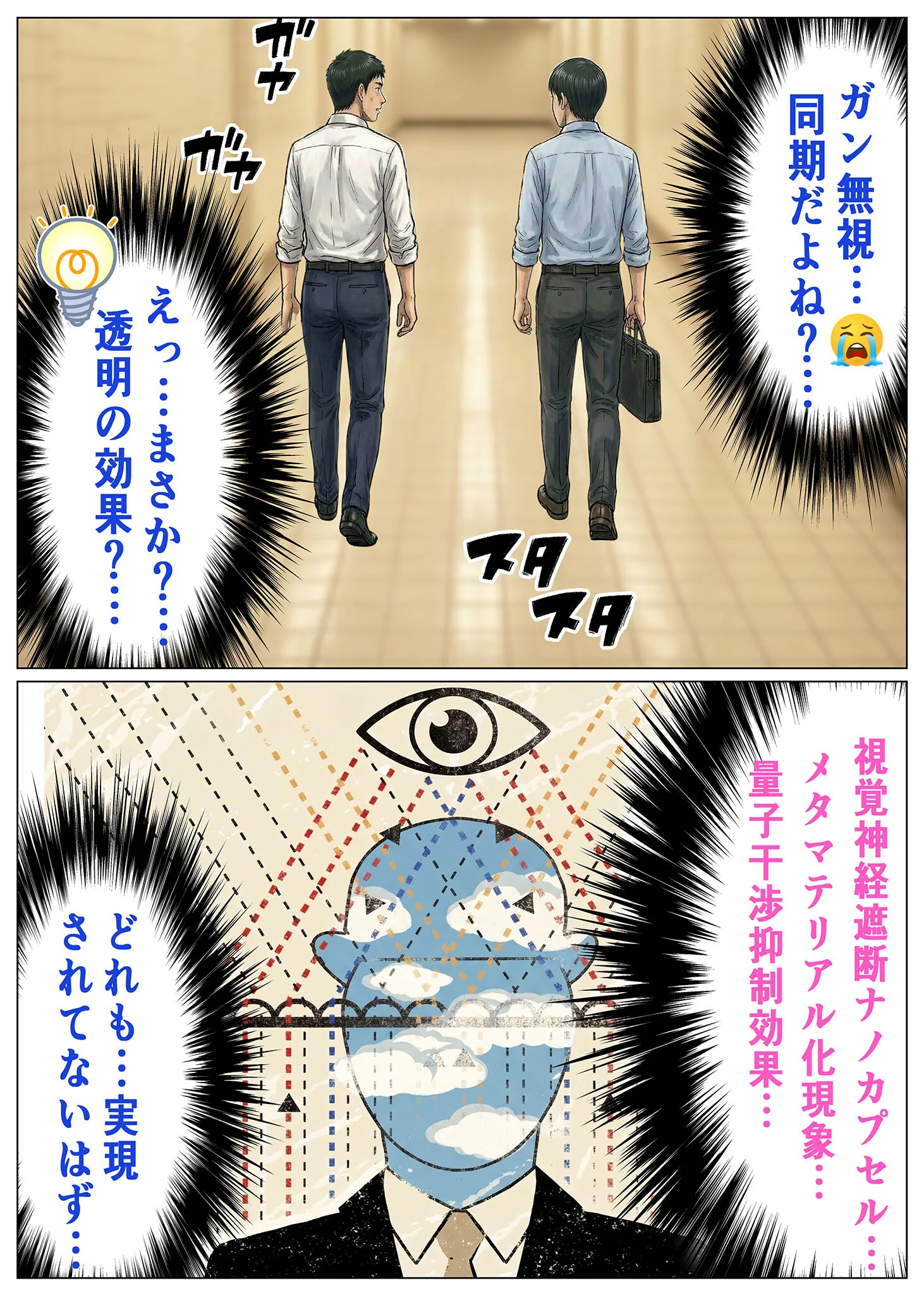 透明人間ドリンク モザイク版ページ8