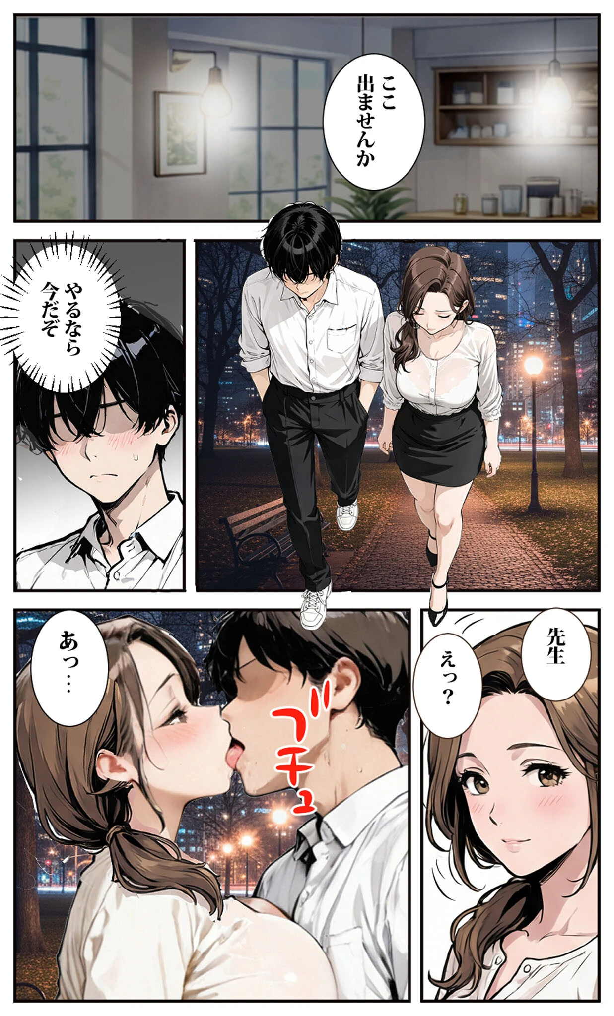 マチアプで出会った女●師がオナホになっちゃった モザイク版ページ12