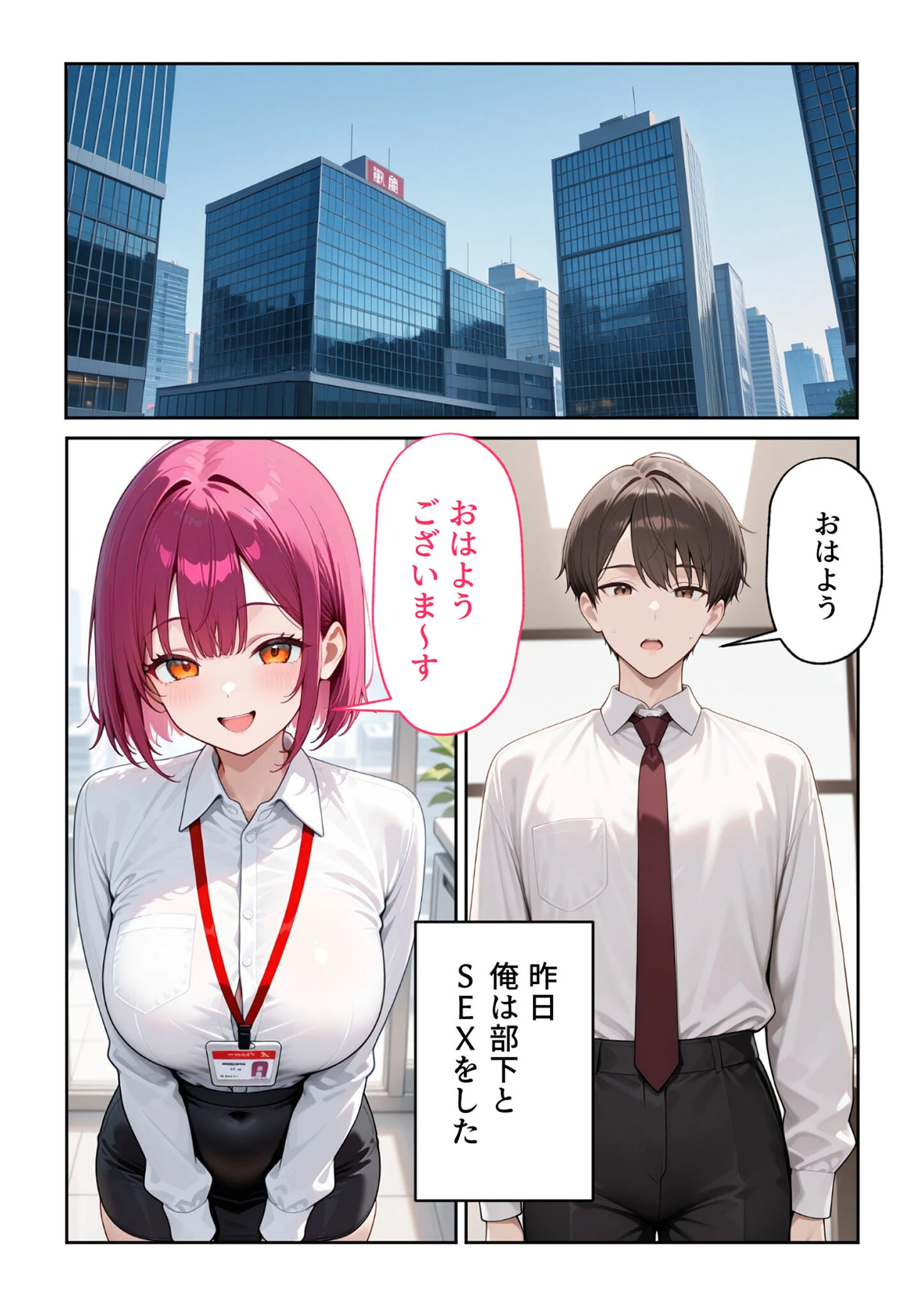 ウザ可愛い風俗嬢が新卒OLとして俺の部下になった話(3) モザイク版ページ3