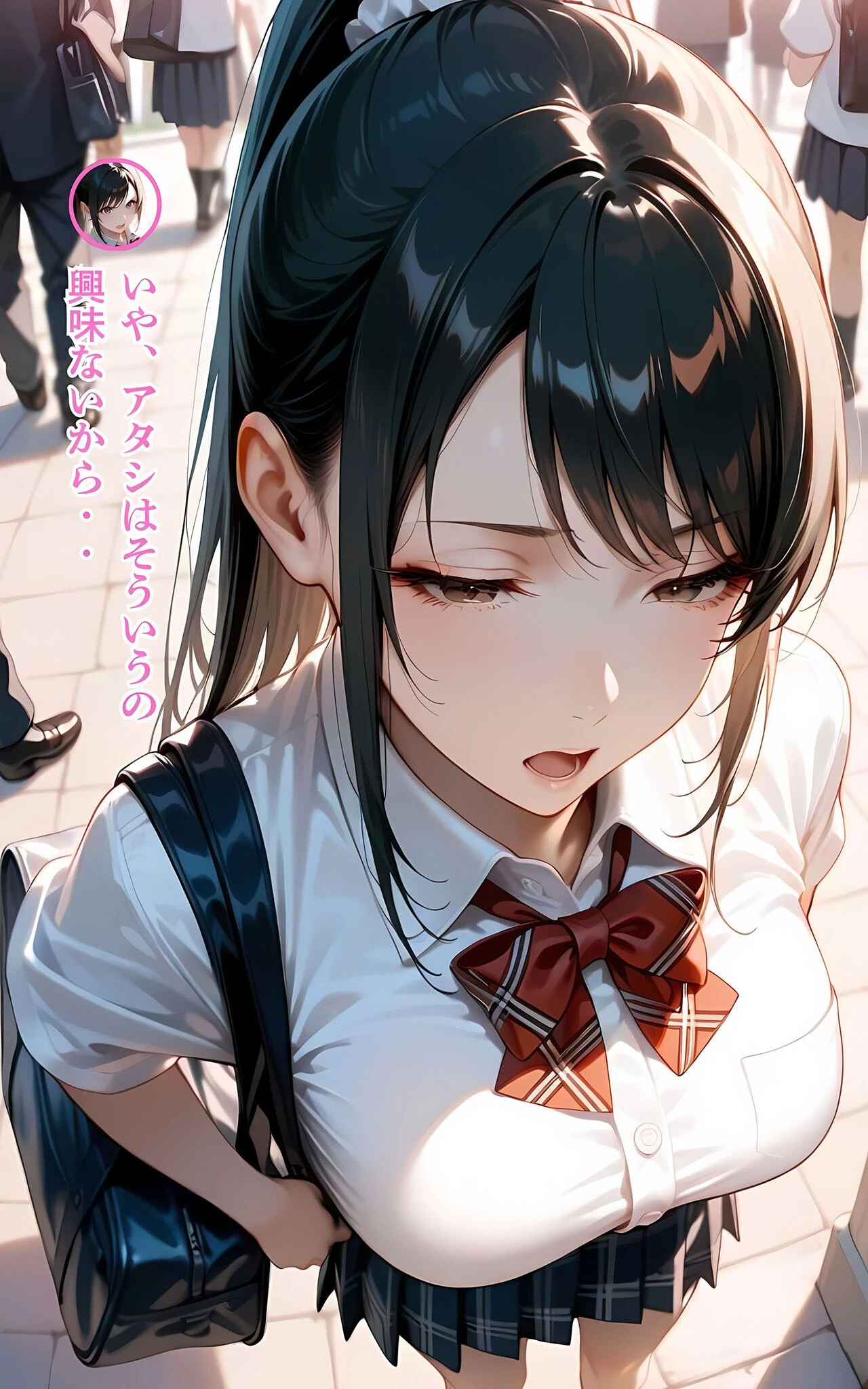 水着撮影会のはずが、いつのまにかおぢさんち〇ぽに沼る話4 モザイク版ページ22