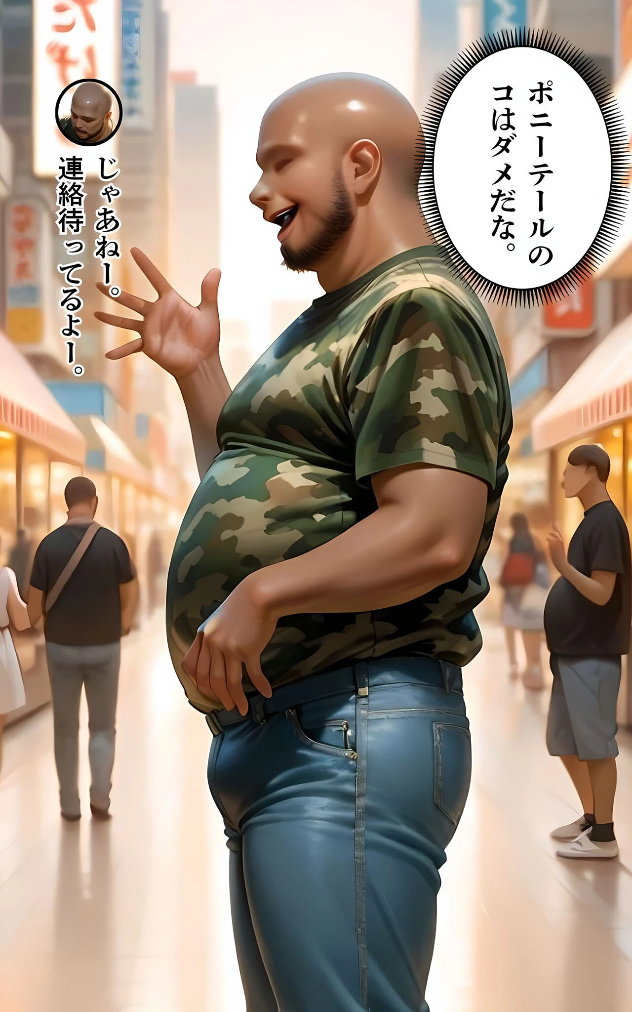 水着撮影会のはずが、いつのまにかおぢさんち〇ぽに沼る話4 モザイク版ページ26