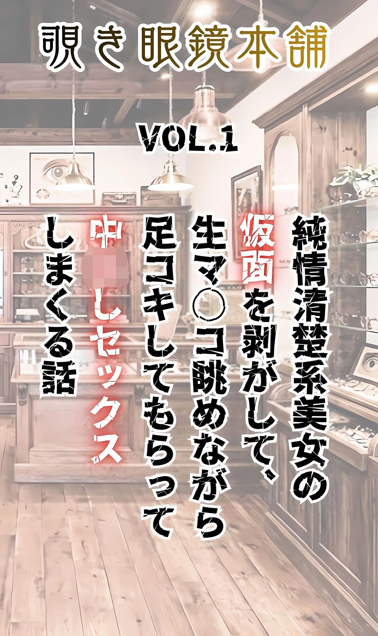 〜純情清楚系美女の仮面を剥がして生マ●コ眺めながら足コキしてもらって中●しセックスしまくる話〜 モザイク版ページ5