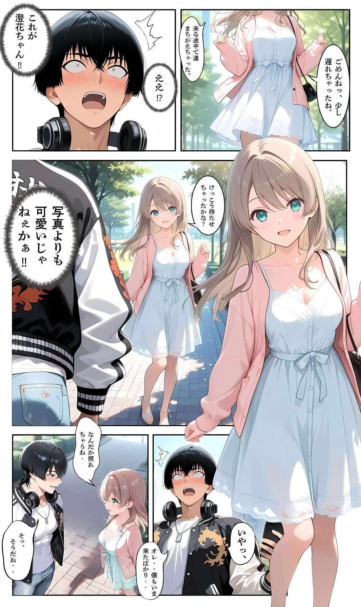 〜純情清楚系美女の仮面を剥がして生マ●コ眺めながら足コキしてもらって中●しセックスしまくる話〜 モザイク版ページ9