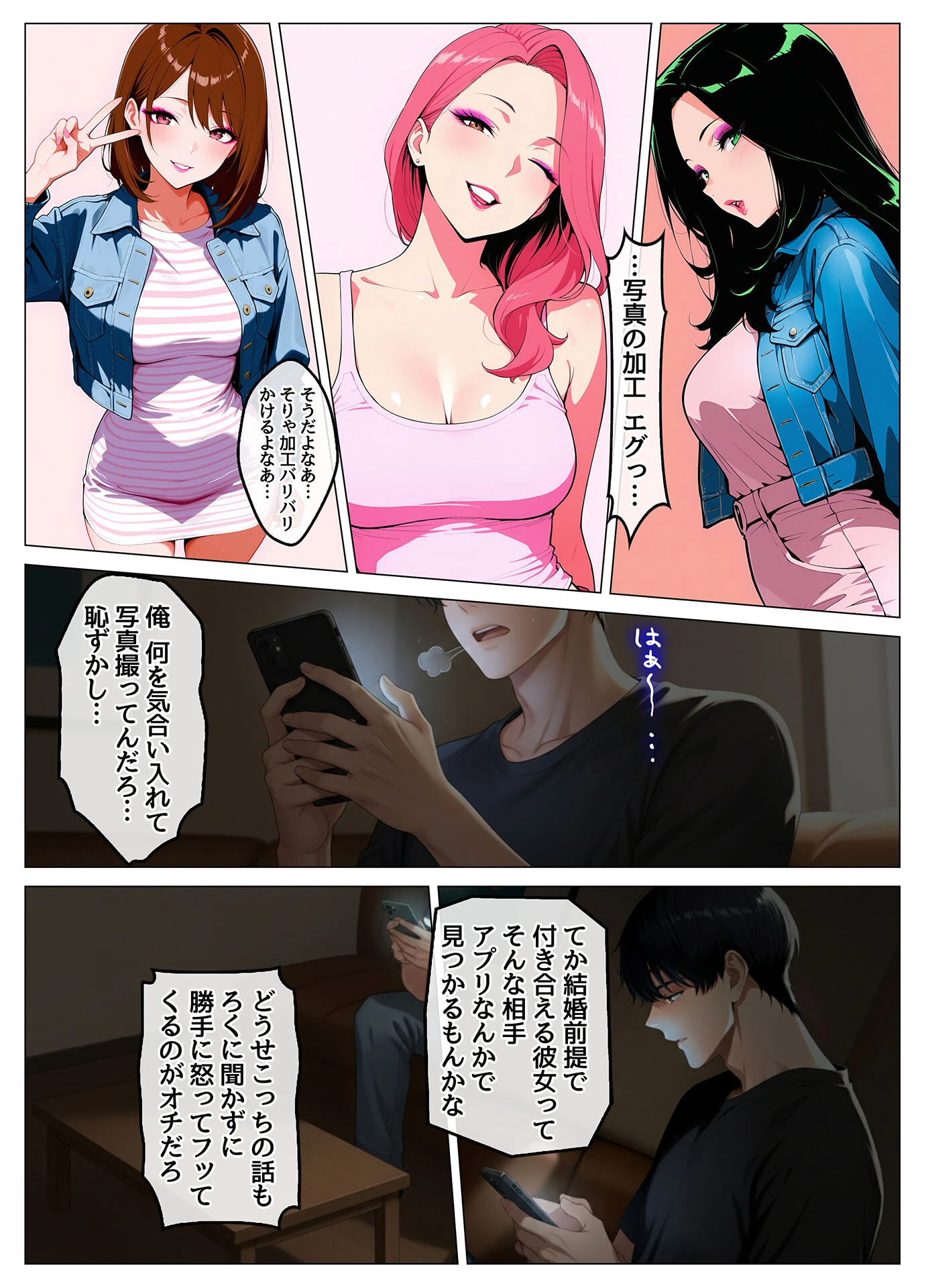 マッチングアプリで出会ったむちむち美女が、まさかの隣人で人妻だった件 モザイク版ページ8
