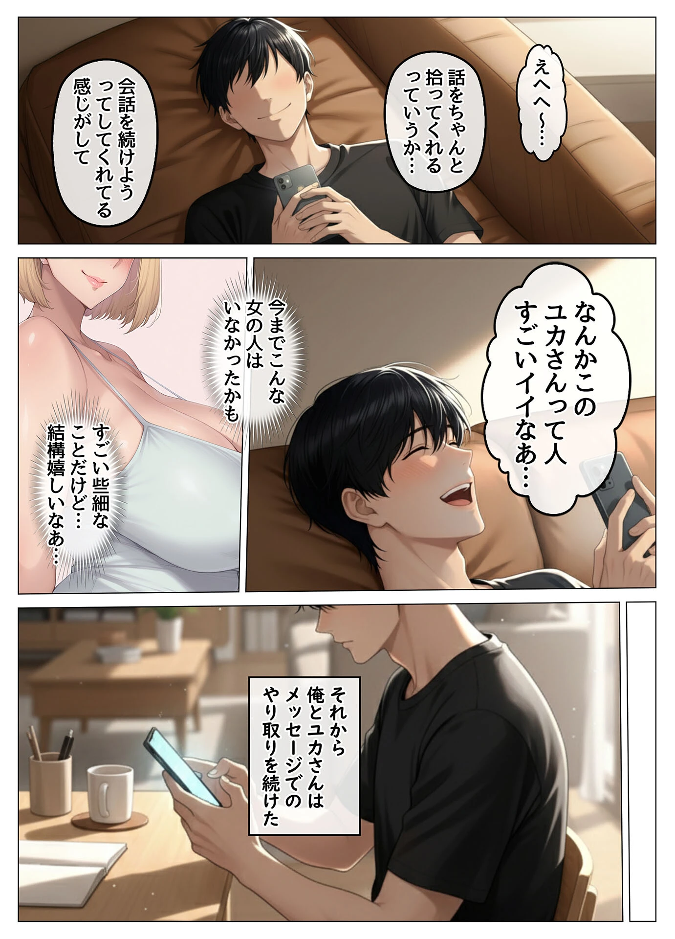 マッチングアプリで出会ったむちむち美女が、まさかの隣人で人妻だった件 モザイク版ページ13