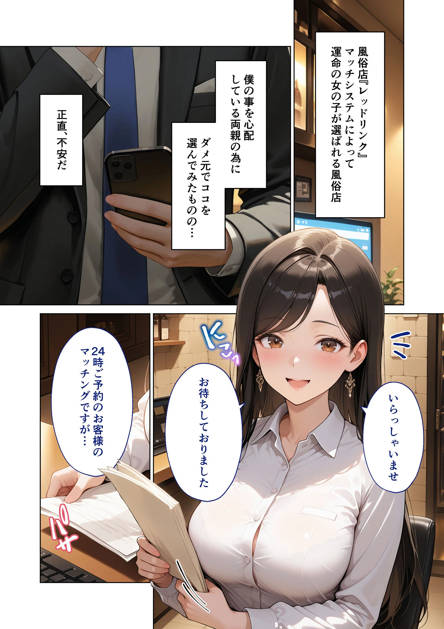 マッチング型純愛風俗店「レッドリンク」 第17話 〜売れ残りのアラフォーでも愛してくれますか?〜 モザイク版ページ4