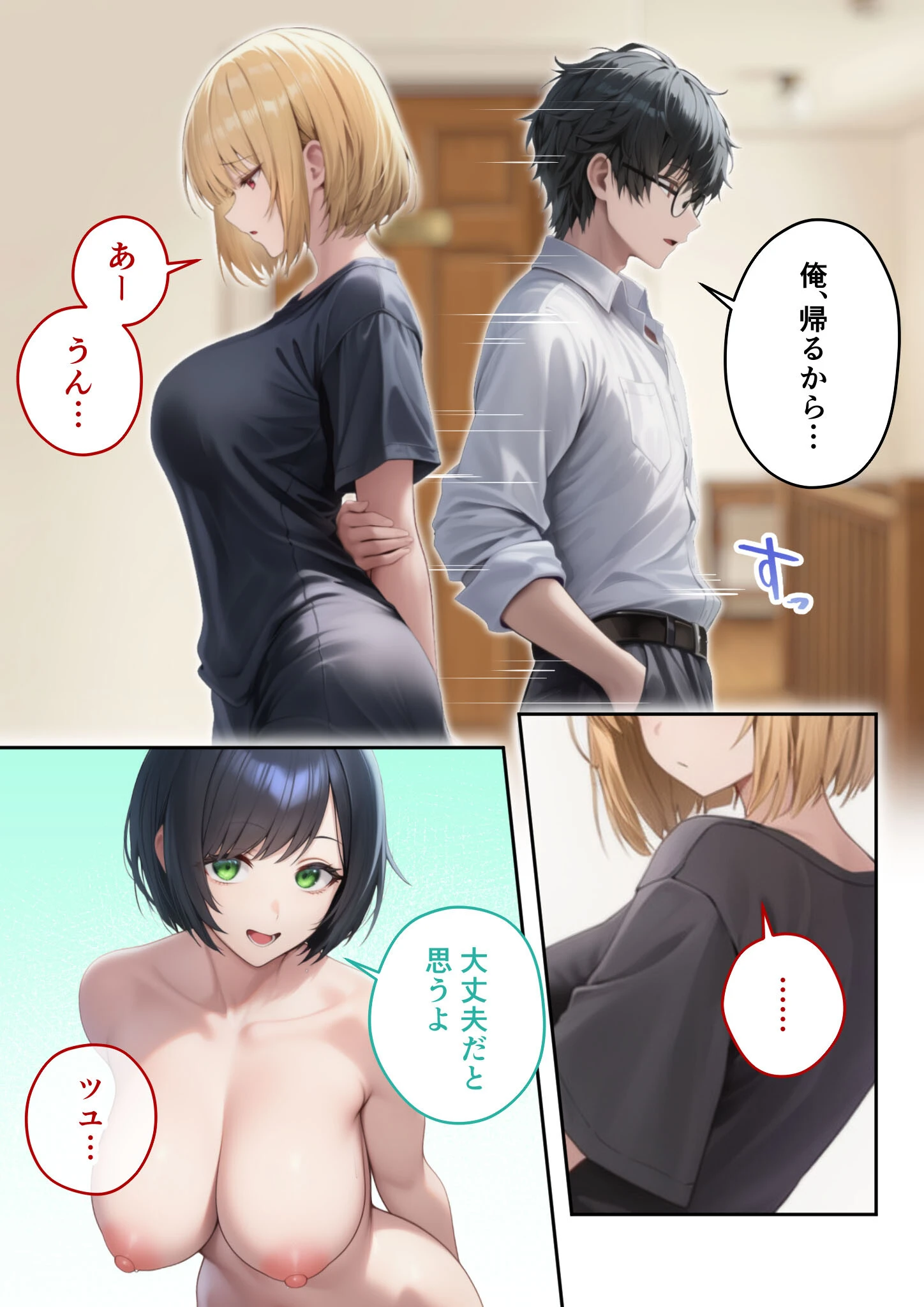 真夏のビッチな姉妹ハーレム 〜オ○ニー中毒ギャル達の家庭教師になった俺〜 第11話 モザイク版ページ7
