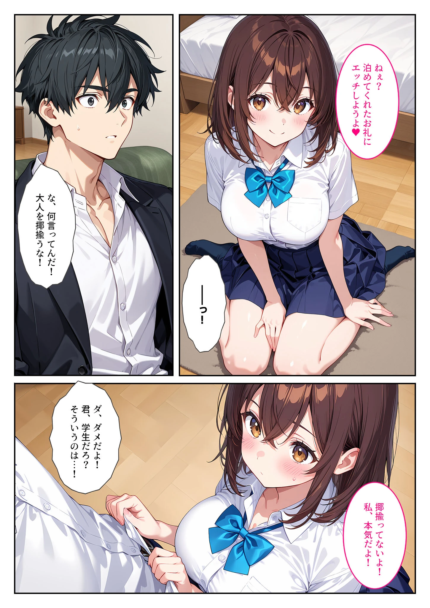 夜の公園で爆乳●●●●を拾ったら… モザイク版ページ11