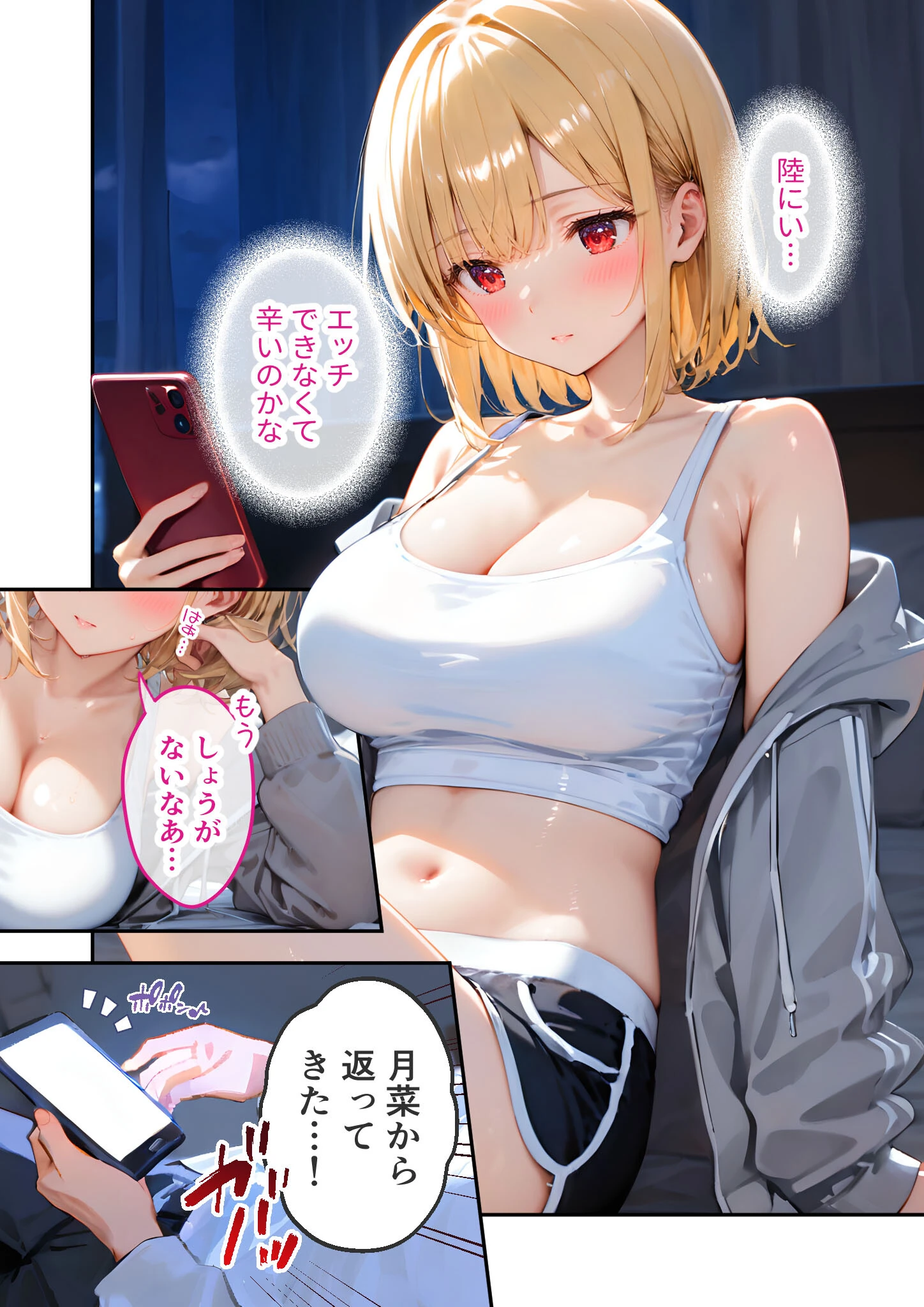 愛する義妹のえっちな罵倒 〜今だけオナ電でガマンしてよね…〜 モザイク版ページ19