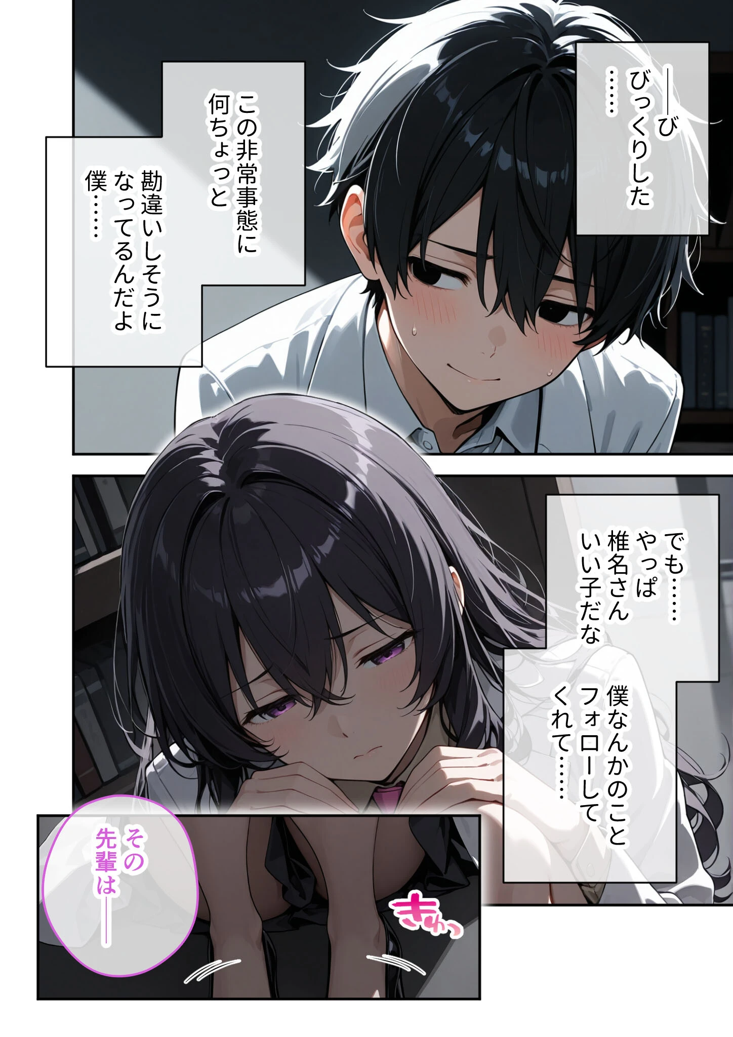 大きめ後輩の遠慮がちSEXアピール 〜視界ゼロ・密着度MAXで迫られる告白えっち〜ページ12