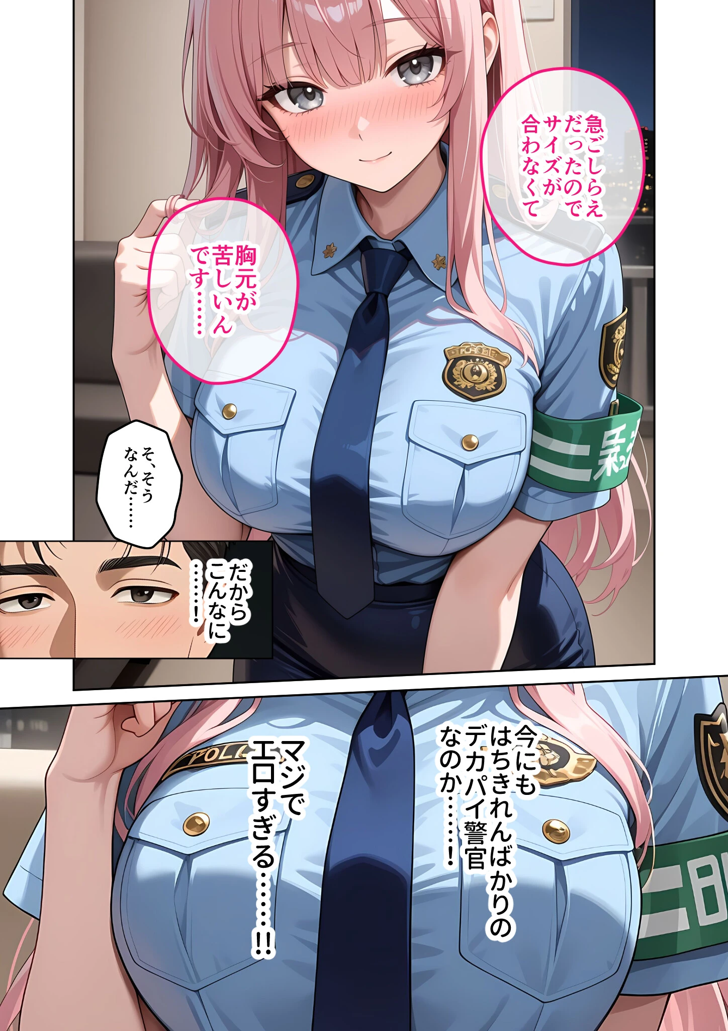 お客様はおっぱいです。 （10） 〜愛欲MAX！現役JDがパツパツ警官コスでお仕置きえっちinハロウィン〜 モザイク版ページ14