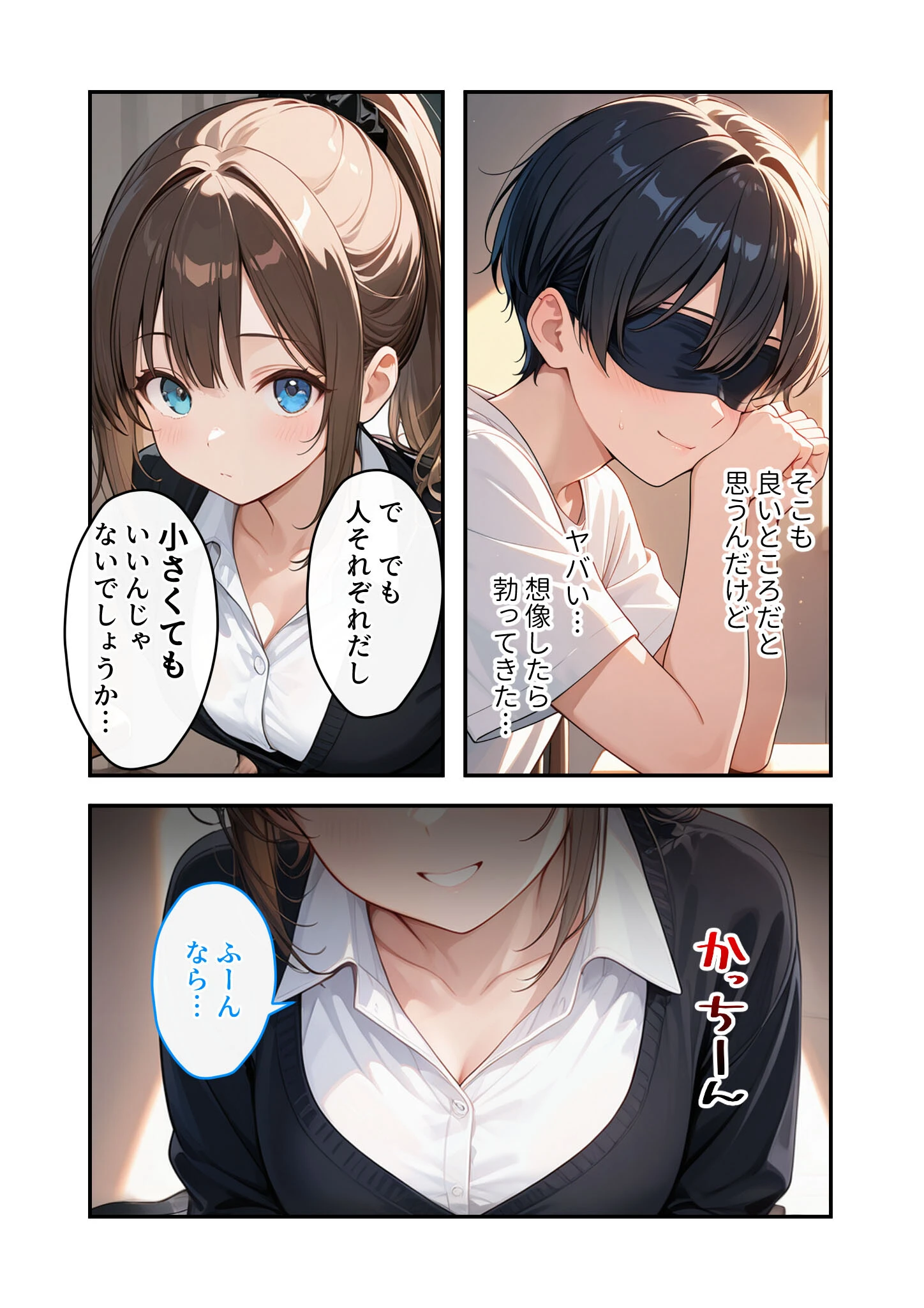 推しのVTuberはお忍びで僕にリア凸してくれる控えめおっぱいでムギュッと搾り上げページ8
