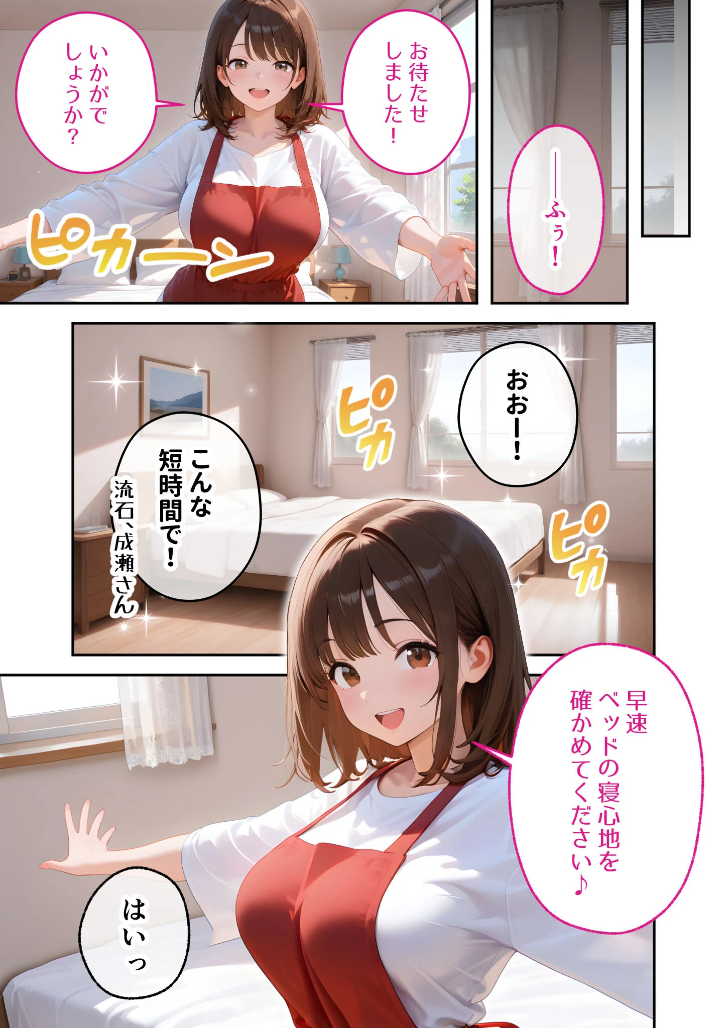 またもや家性婦の成瀬さんは竿のお掃除までしてくれる 〜ド変態お姉さんのぬるぬるオイルマッサージ〜 モザイク版ページ15