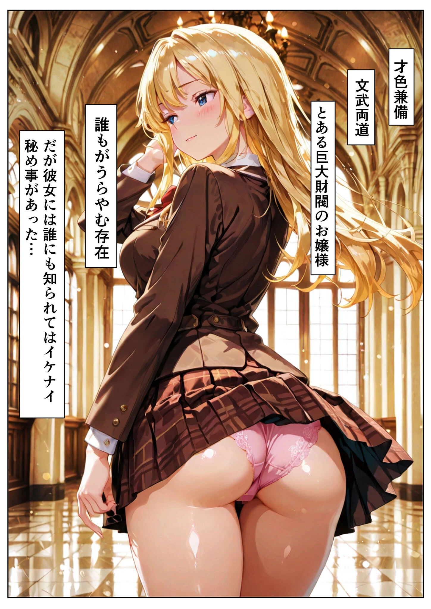 完璧●●会長アリスの聖水〜変態な彼女と僕が繋がった日 モザイク版ページ4