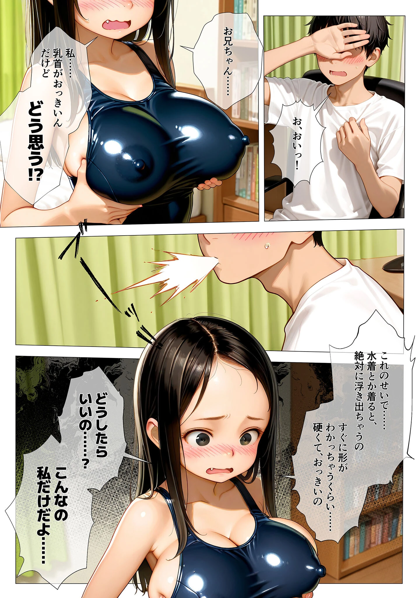 義妹の悩みはデカ乳首 モザイク版ページ9