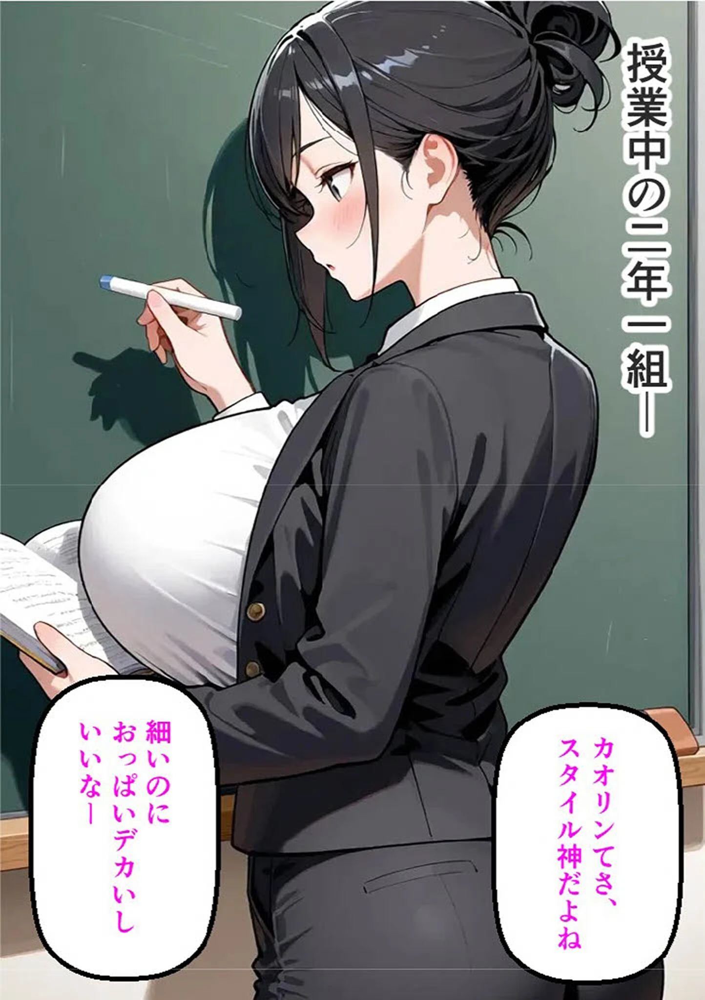 闘乳日誌-美人巨乳教師対決- モザイク版ページ3