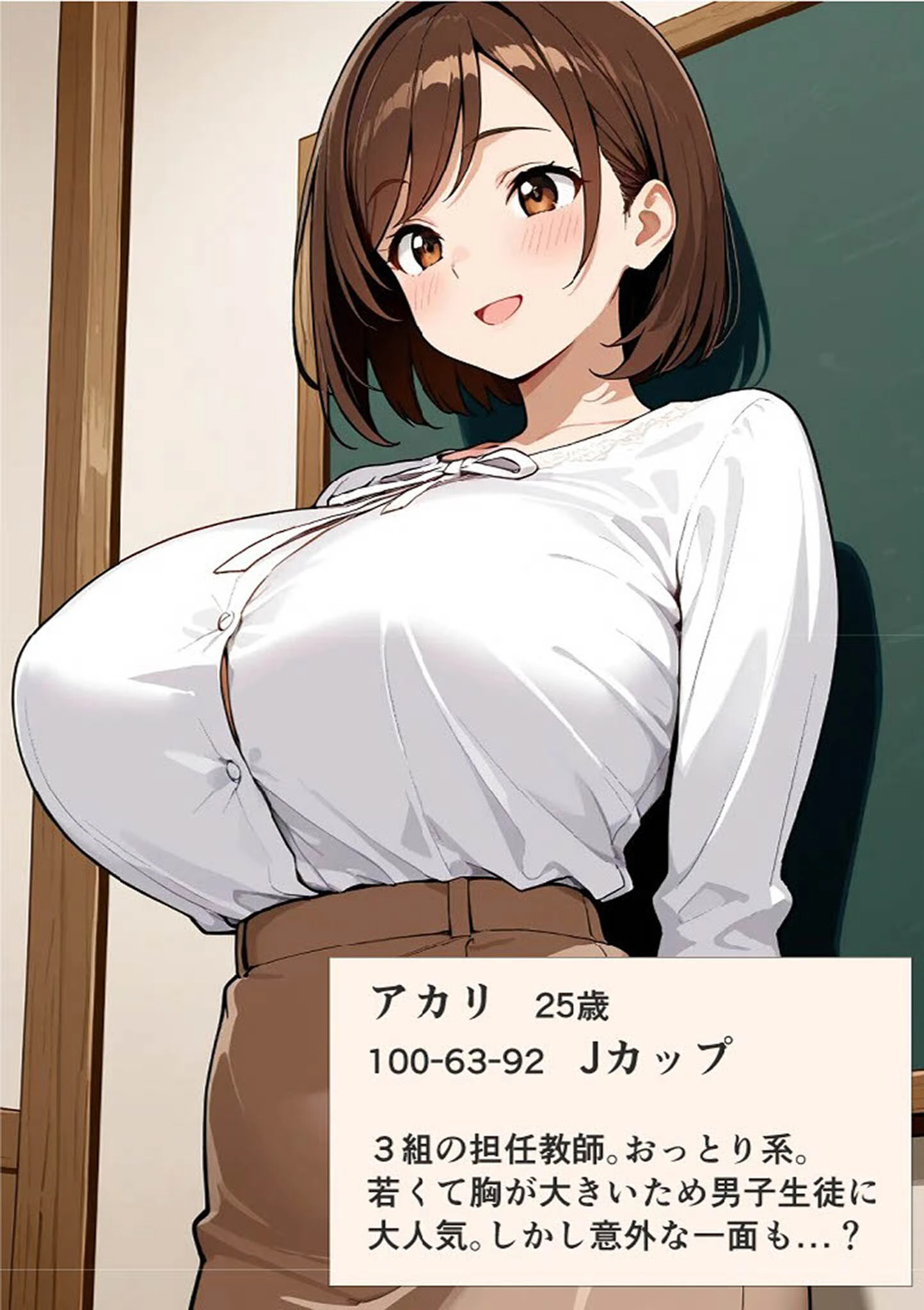 闘乳日誌-美人巨乳教師対決- モザイク版ページ8