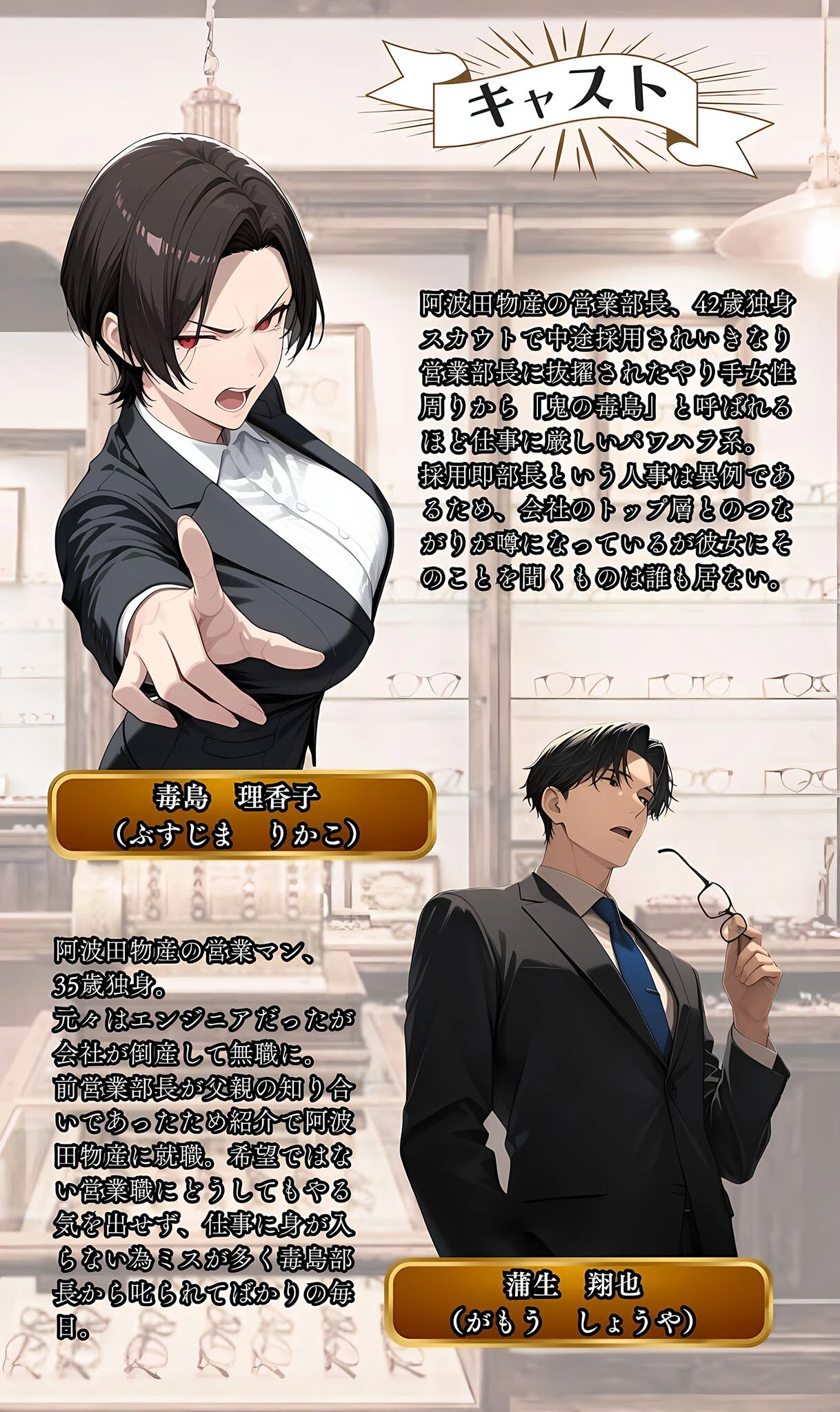 〜パワハラ女部長の秘密を握ってうるさい口に●●●●でフタをした後いちゃラブア●ルセックスをする話〜 モザイク版ページ6