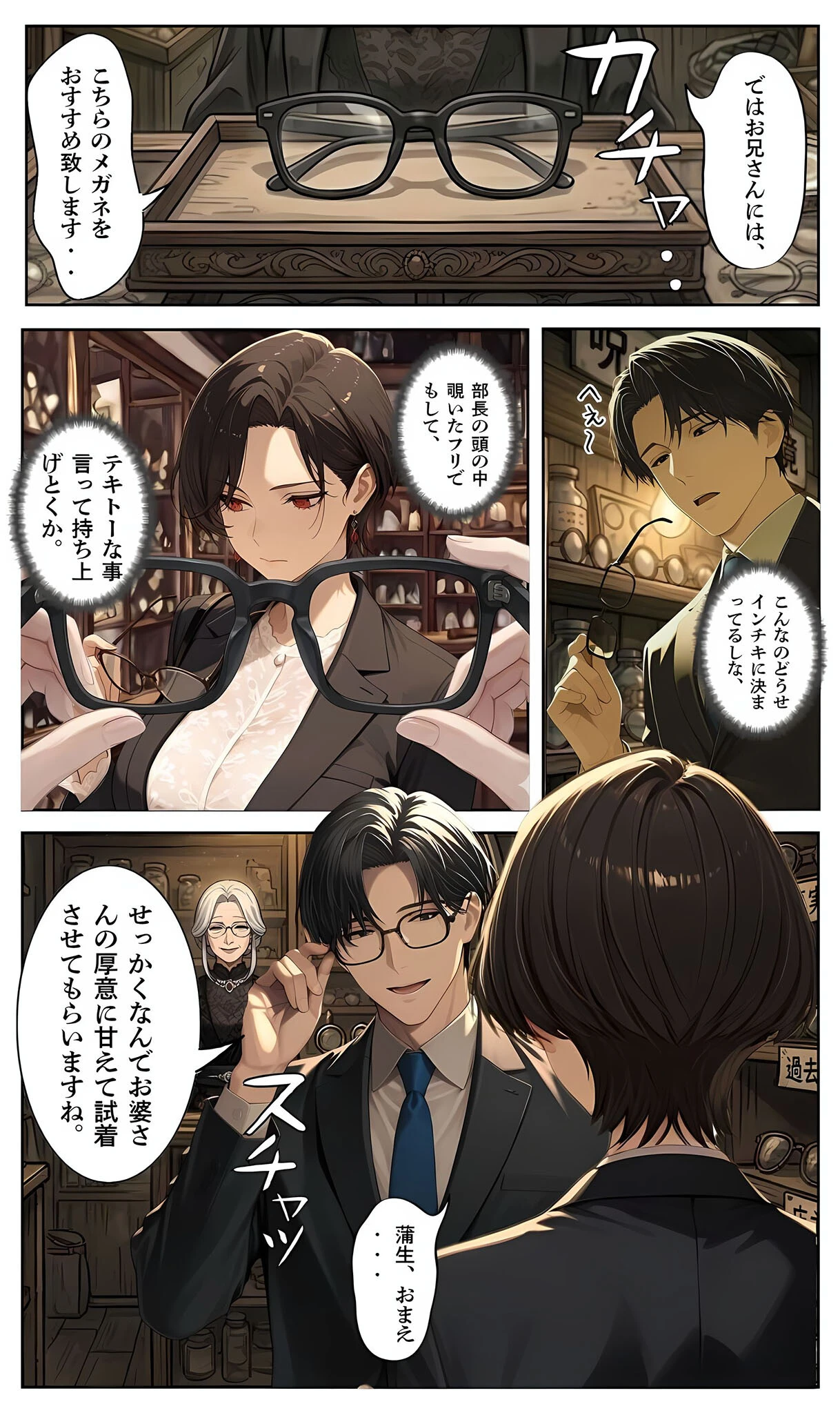 〜パワハラ女部長の秘密を握ってうるさい口に●●●●でフタをした後いちゃラブア●ルセックスをする話〜 モザイク版ページ15