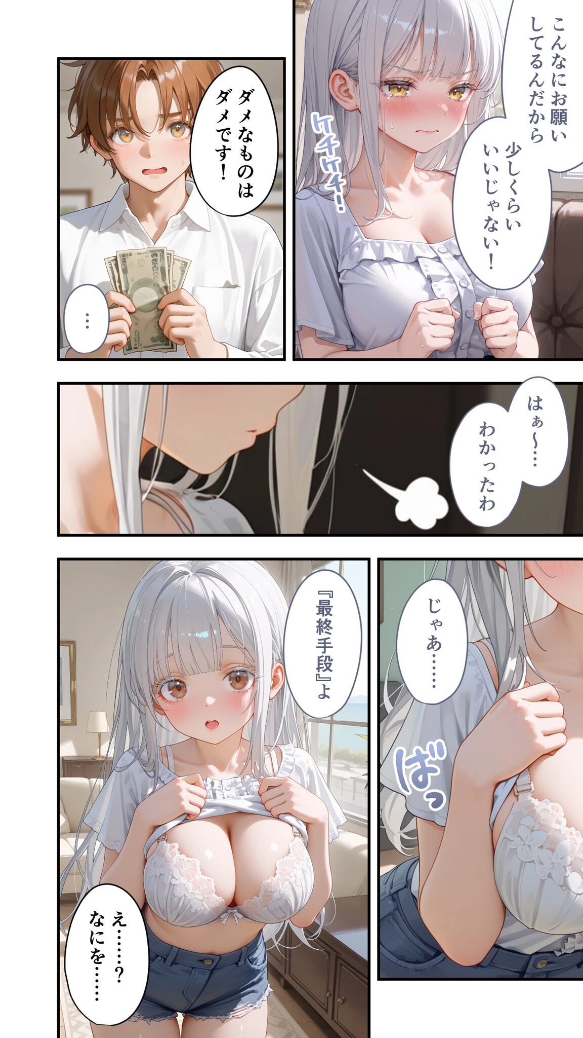 貧乏家族に牛丼奢ったら、おっぱいハーレムできちゃいました…。 〜美人12姉妹のHな恩返し〜 (12)ページ18