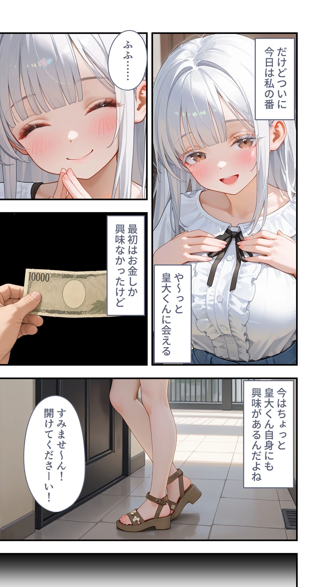 貧乏家族に牛丼奢ったら、おっぱいハーレムできちゃいました…。 〜美人12姉妹のHな恩返し〜 (13)ページ9