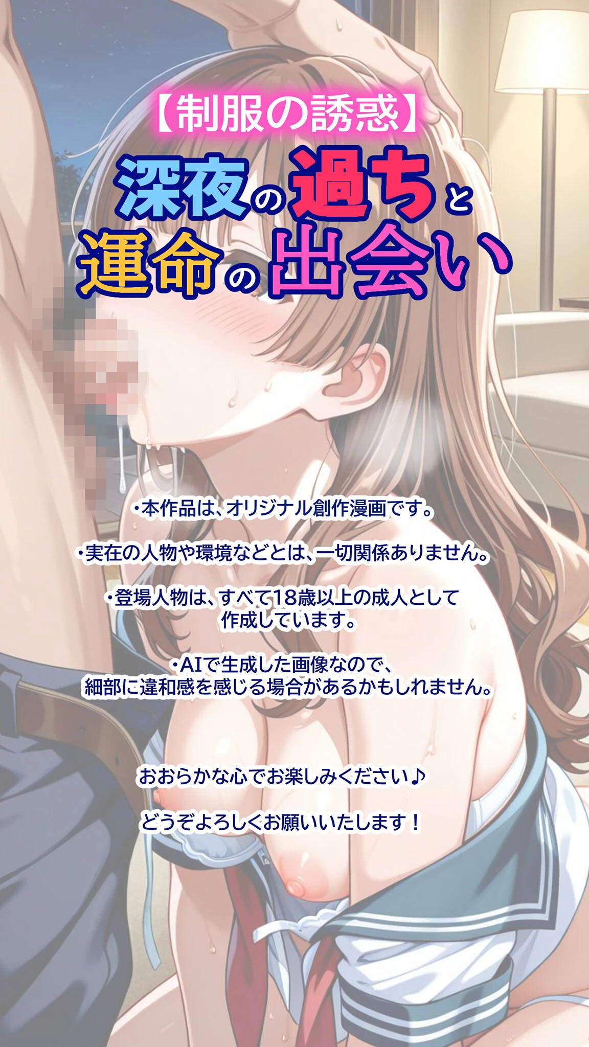 プロポーズに失敗した俺が、制服コスの20歳女子を拾って秘密の背徳浮気SEXした話 モザイク版ページ4