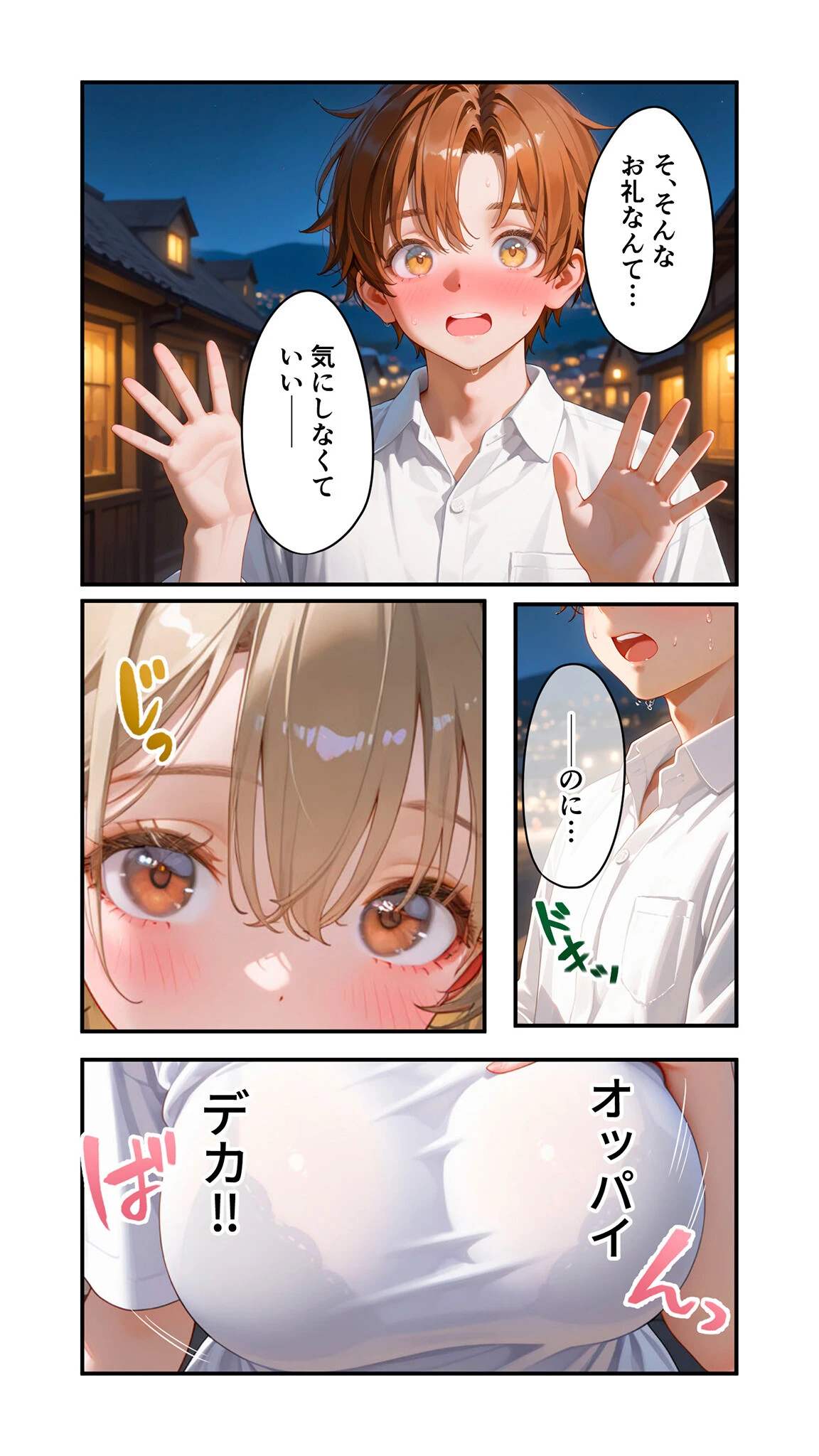 貧乏家族に牛丼奢ったら、おっぱいハーレムできちゃいました…。 〜美人12姉妹のHな恩返し〜第1巻ページ24