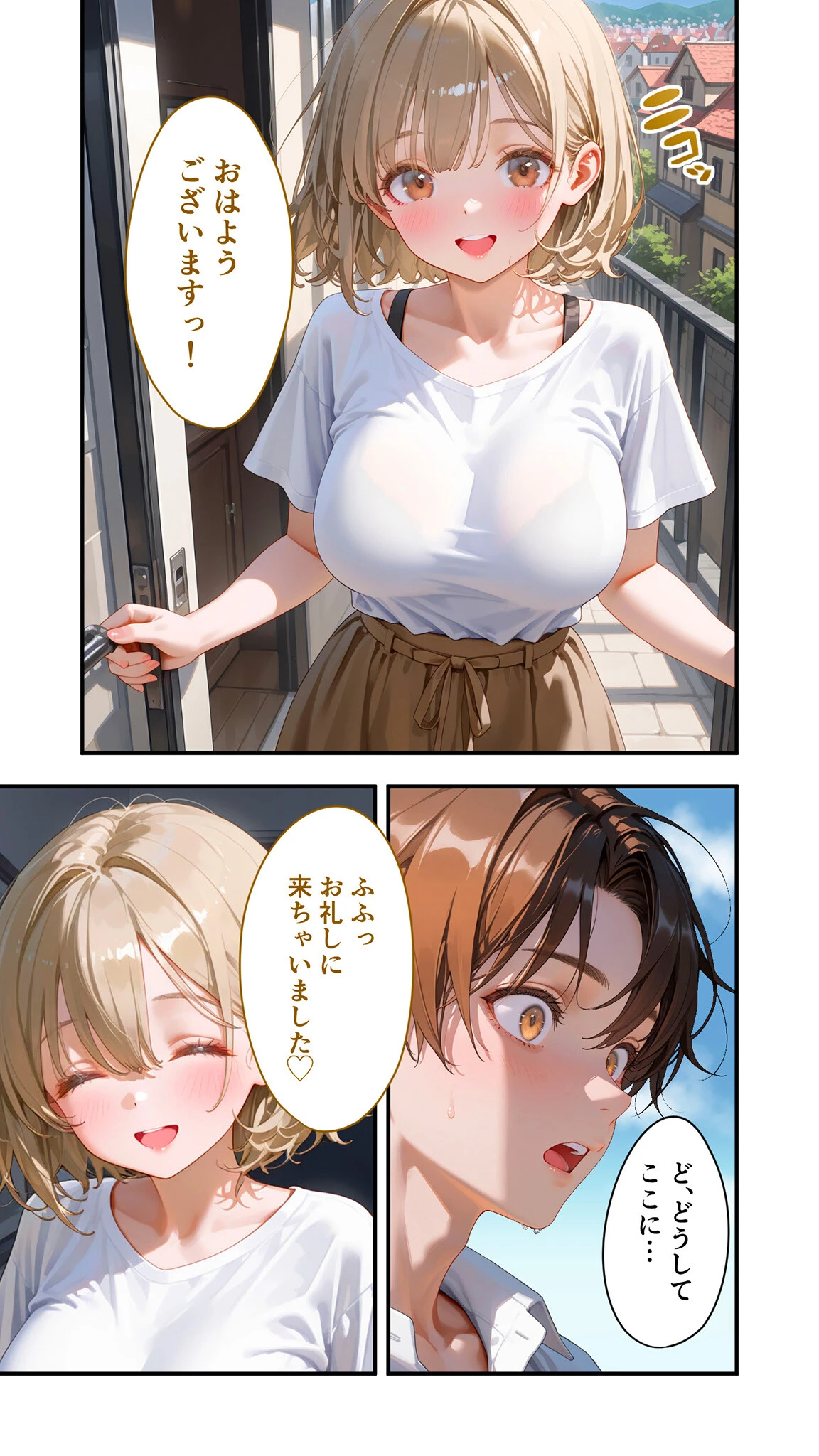 貧乏家族に牛丼奢ったら、おっぱいハーレムできちゃいました…。 〜美人12姉妹のHな恩返し〜第1巻ページ29