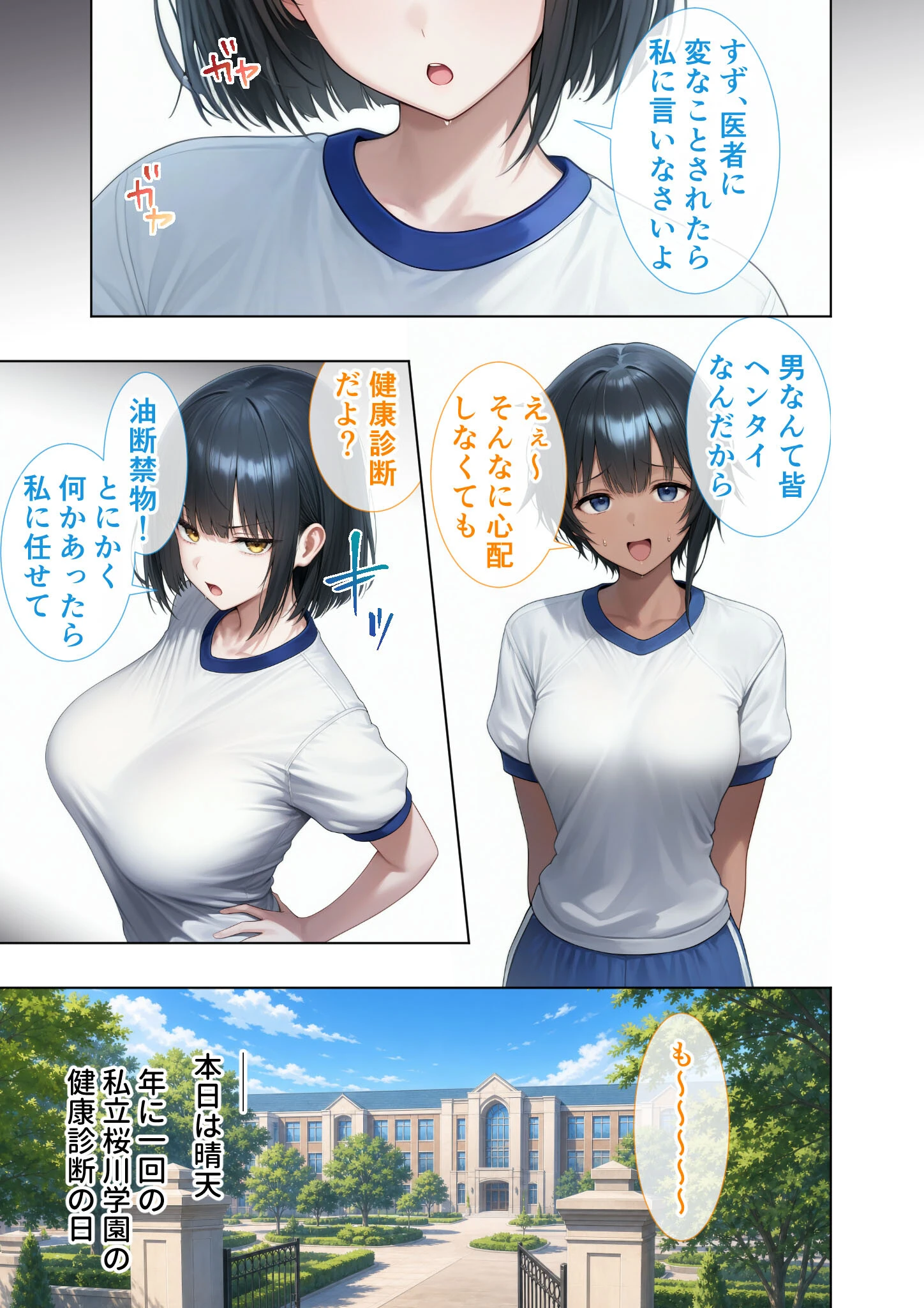 悪徳医師の淫行×××治療・弐拾壱〜肉欲目覚める健康診断録〜 モザイク版ページ3