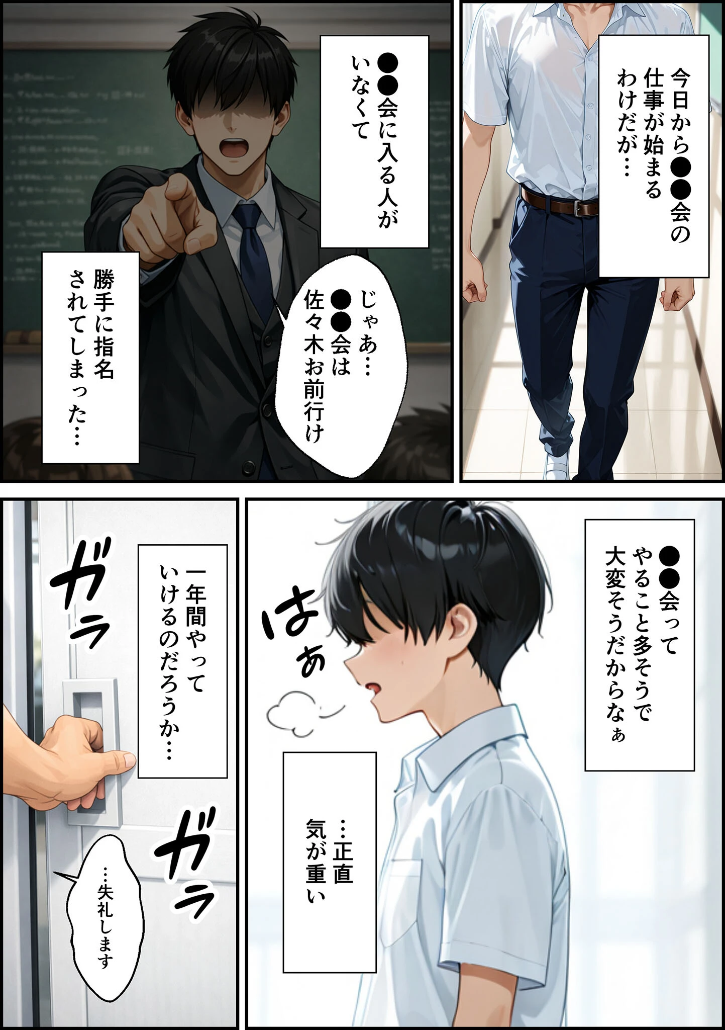 女の子扱いされたい王子様な委員長があまあま中●しセックスでメスになる話 モザイク版ページ4