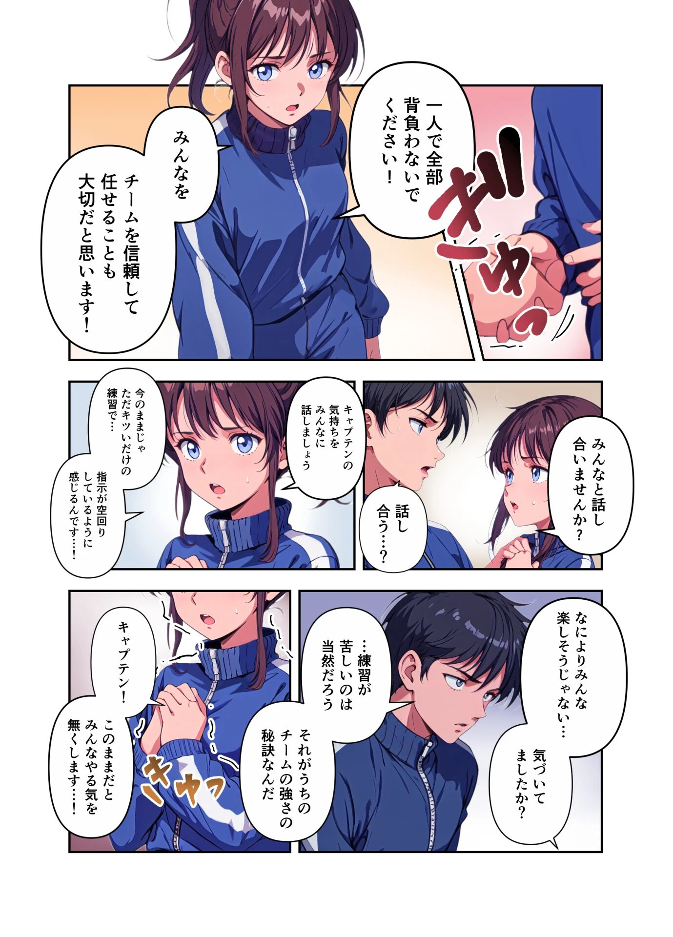 女子マネージャーにお任せ!(1) 私が支えになる!ページ5