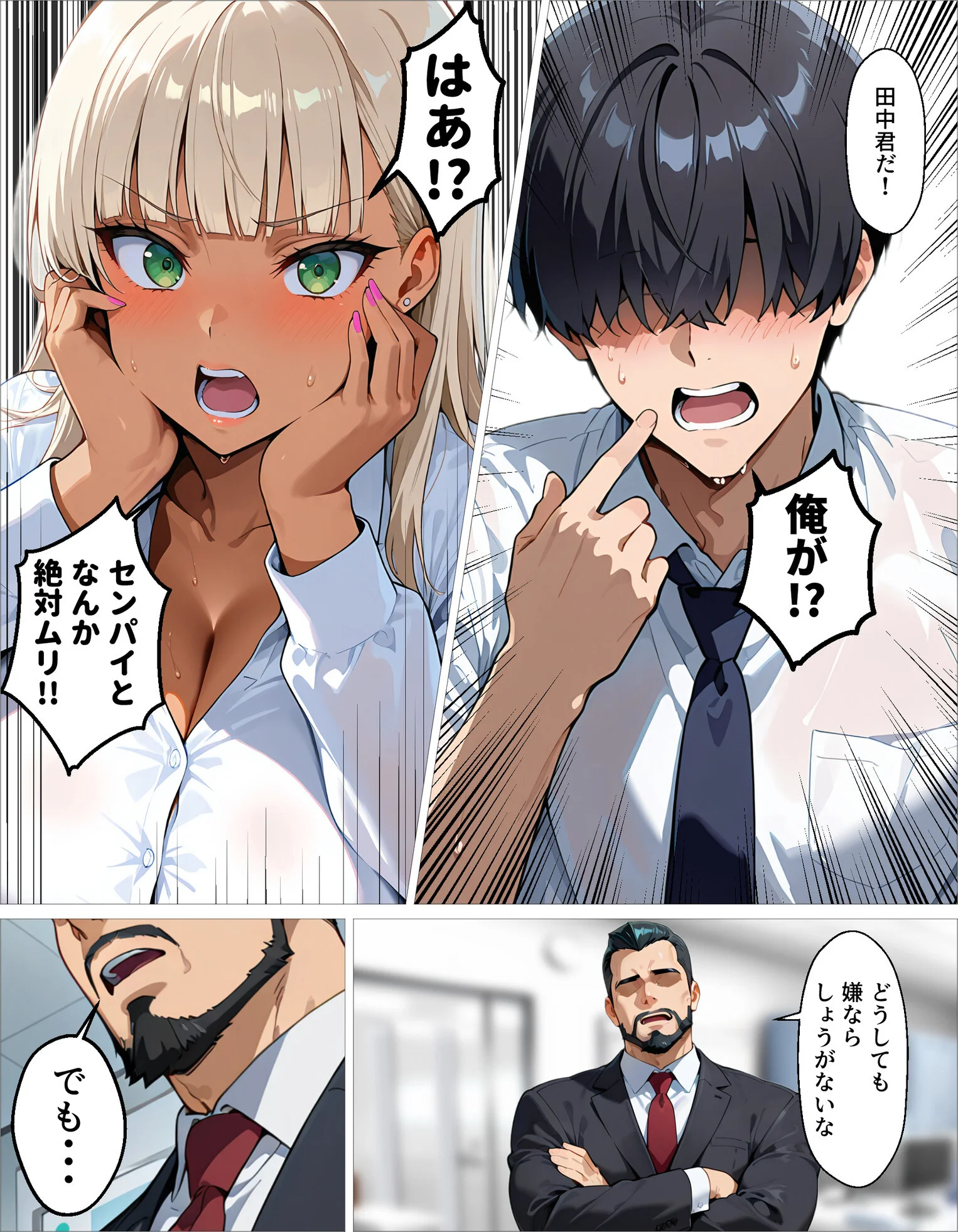 新卒の黒ギャルが「きも…」って言いながら搾精してくれる話（1）ページ14
