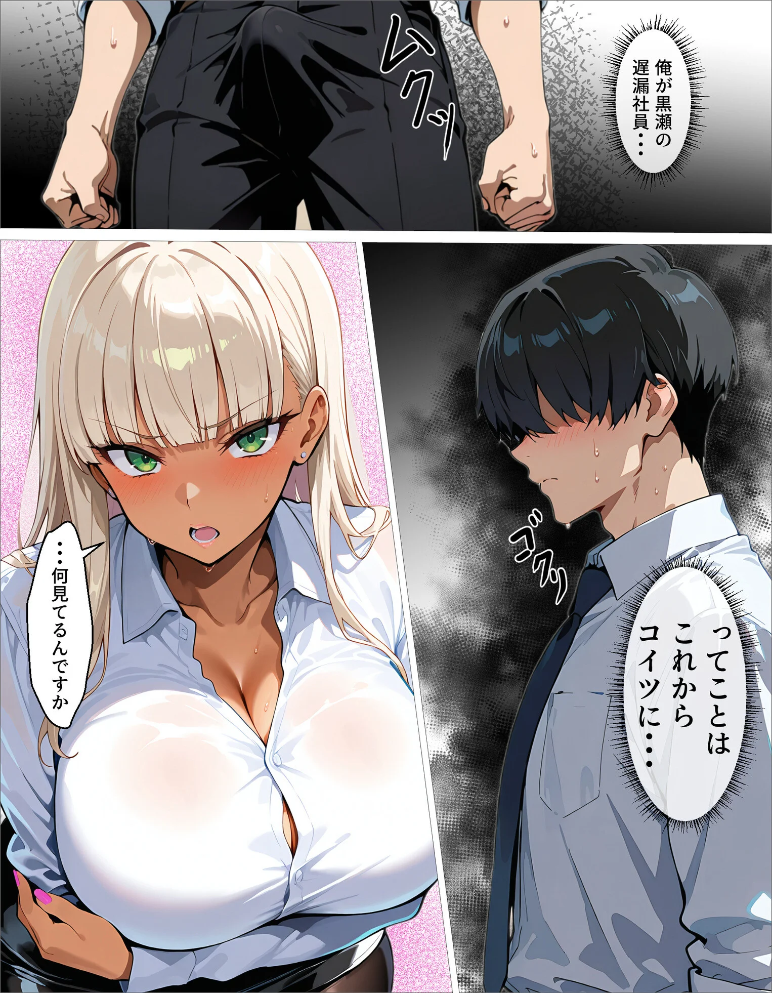 新卒の黒ギャルが「きも…」って言いながら搾精してくれる話（1）ページ16