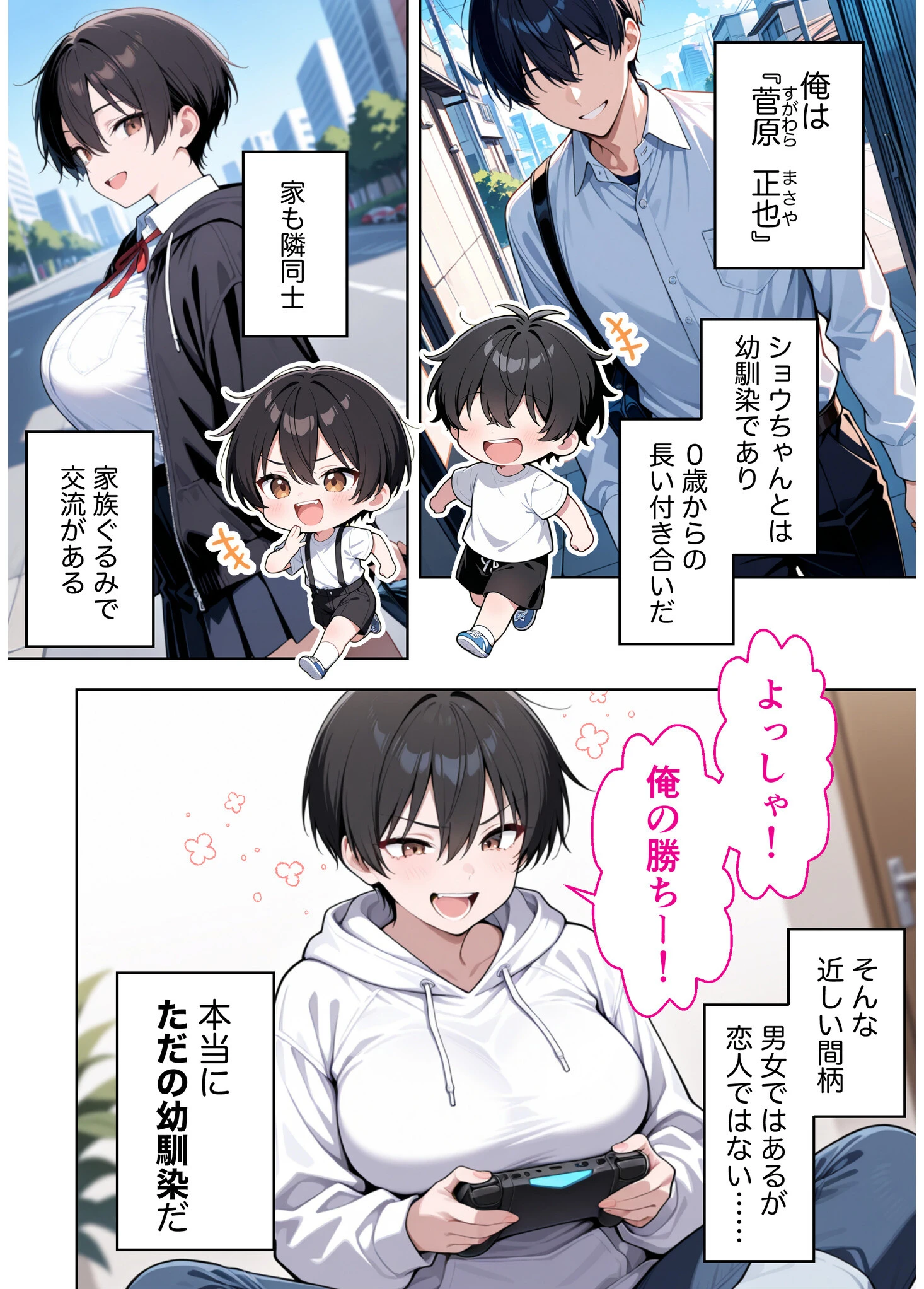 ボーイッシュ幼馴染がエロすぎて困っていますページ3
