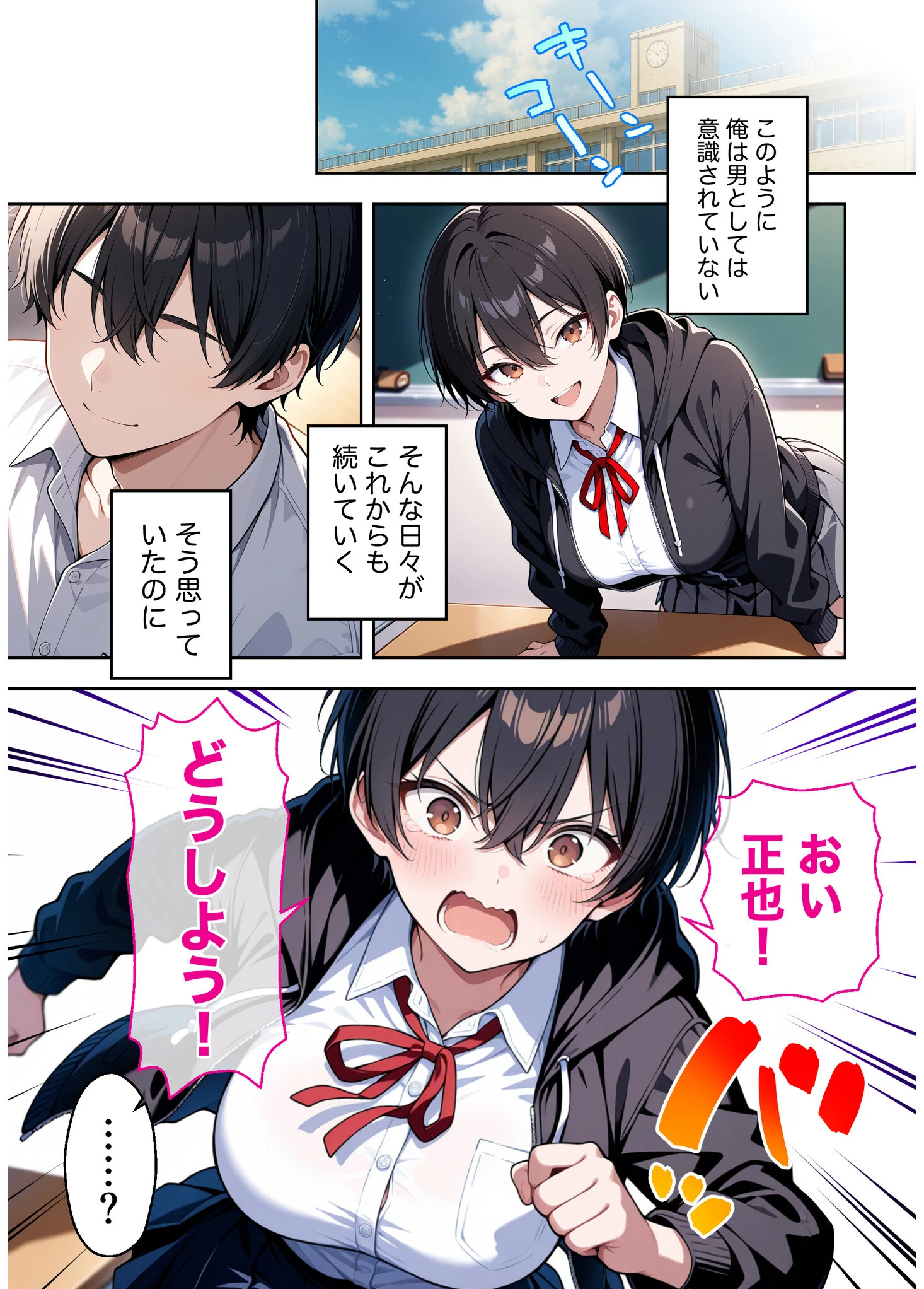 ボーイッシュ幼馴染がエロすぎて困っていますページ6