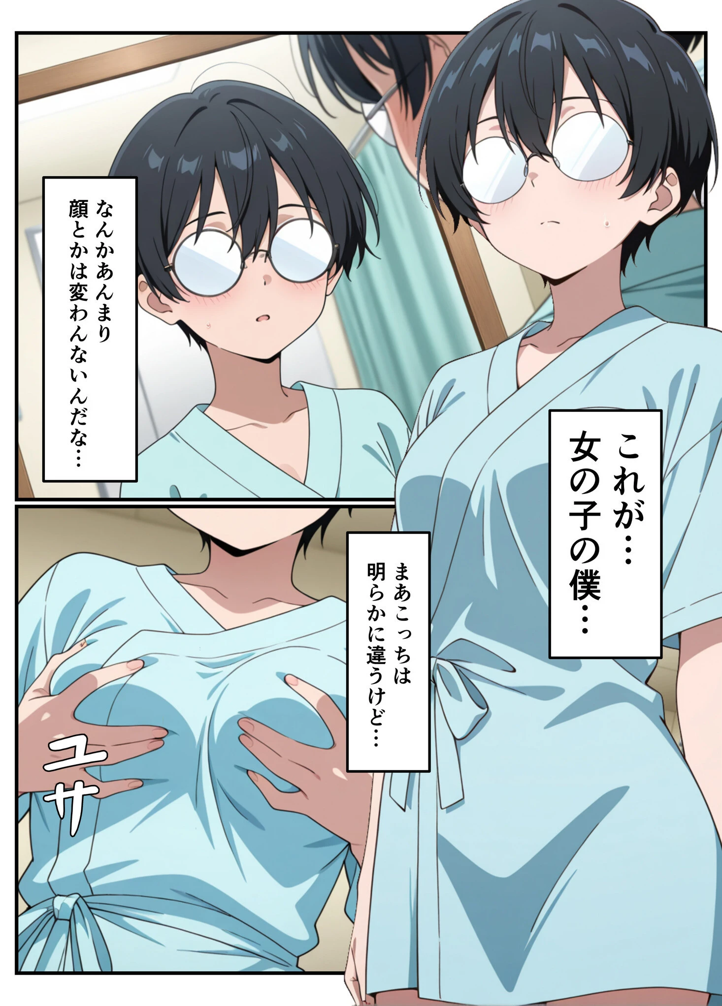 性転換希望調査に僕だけ希望するで出した結果、本当に女の子になってしまった話ページ6
