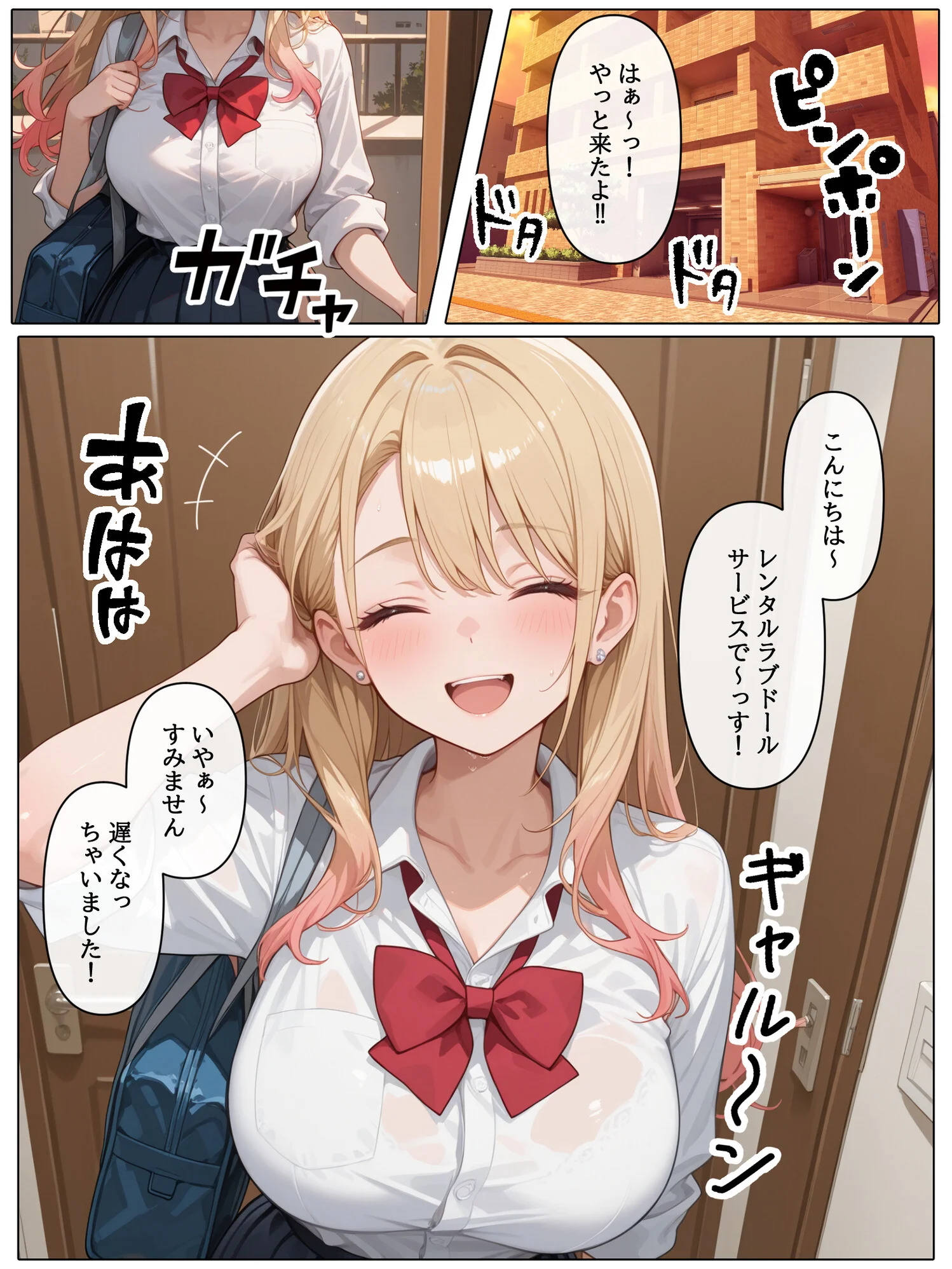 ラブドールを頼んだら…(7) 白ギャルちゃんが来たページ2