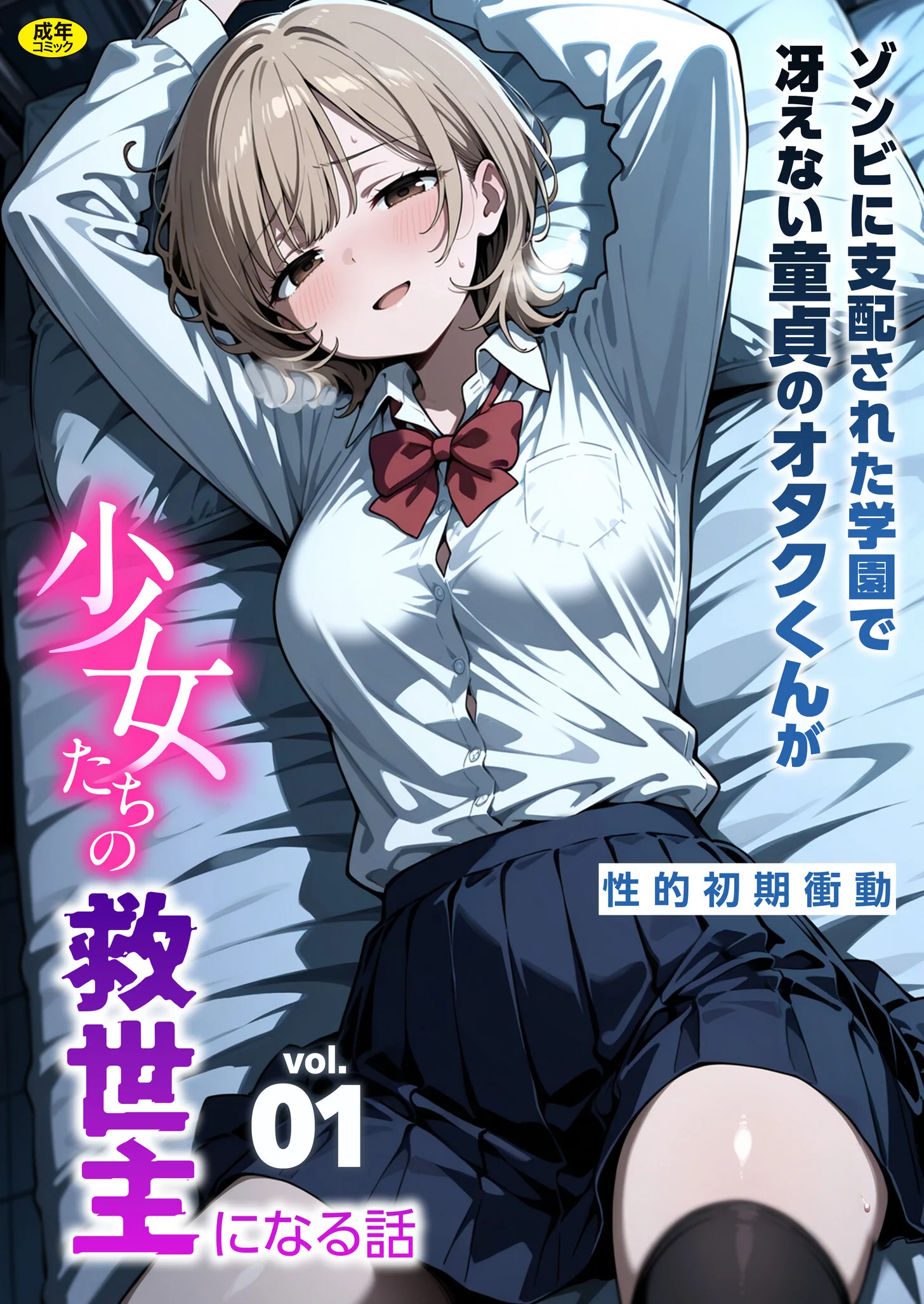ゾンビに支配された学園で冴えない童貞のオタク君が少女たちの救世主になる話（1）