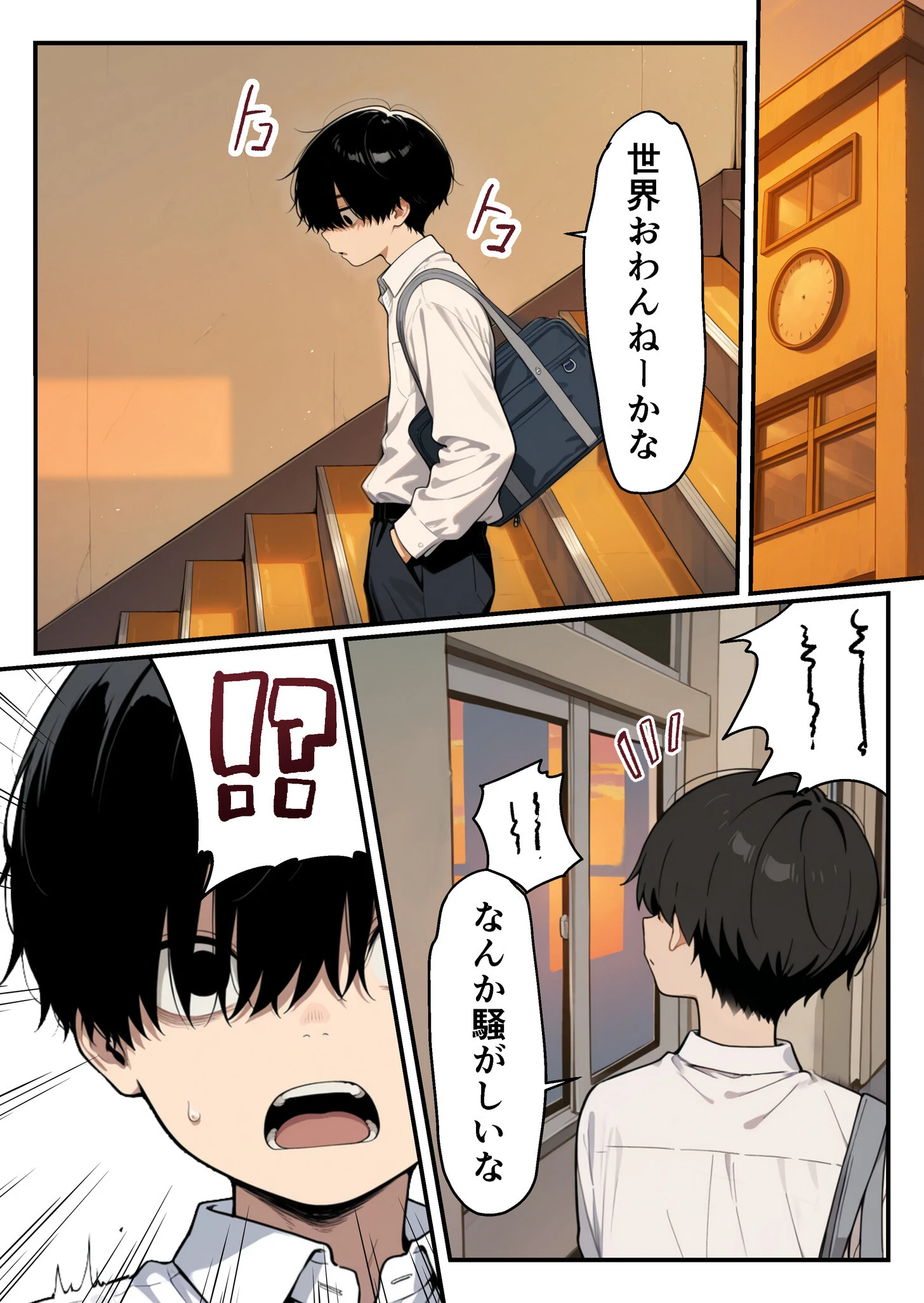 ゾンビに支配された学園で冴えない童貞のオタク君が少女たちの救世主になる話（1）ページ6